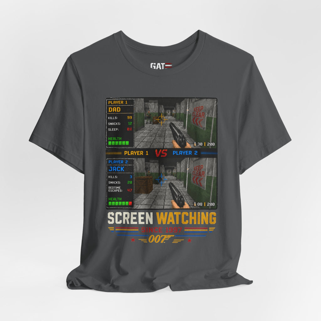Personalized Shirt, Custom Gamer Shirt,GoldenEye 007 Shirt, Retro Gaming Shirt, N64 Gamer Gift, 90s Gaming Shirt, Father's Day Gift for Him