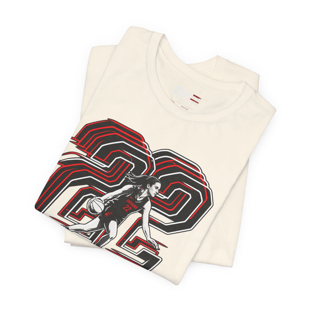 Caitlin Clark #22 Basketball Shirt | Indiana Fever WNBA Tee