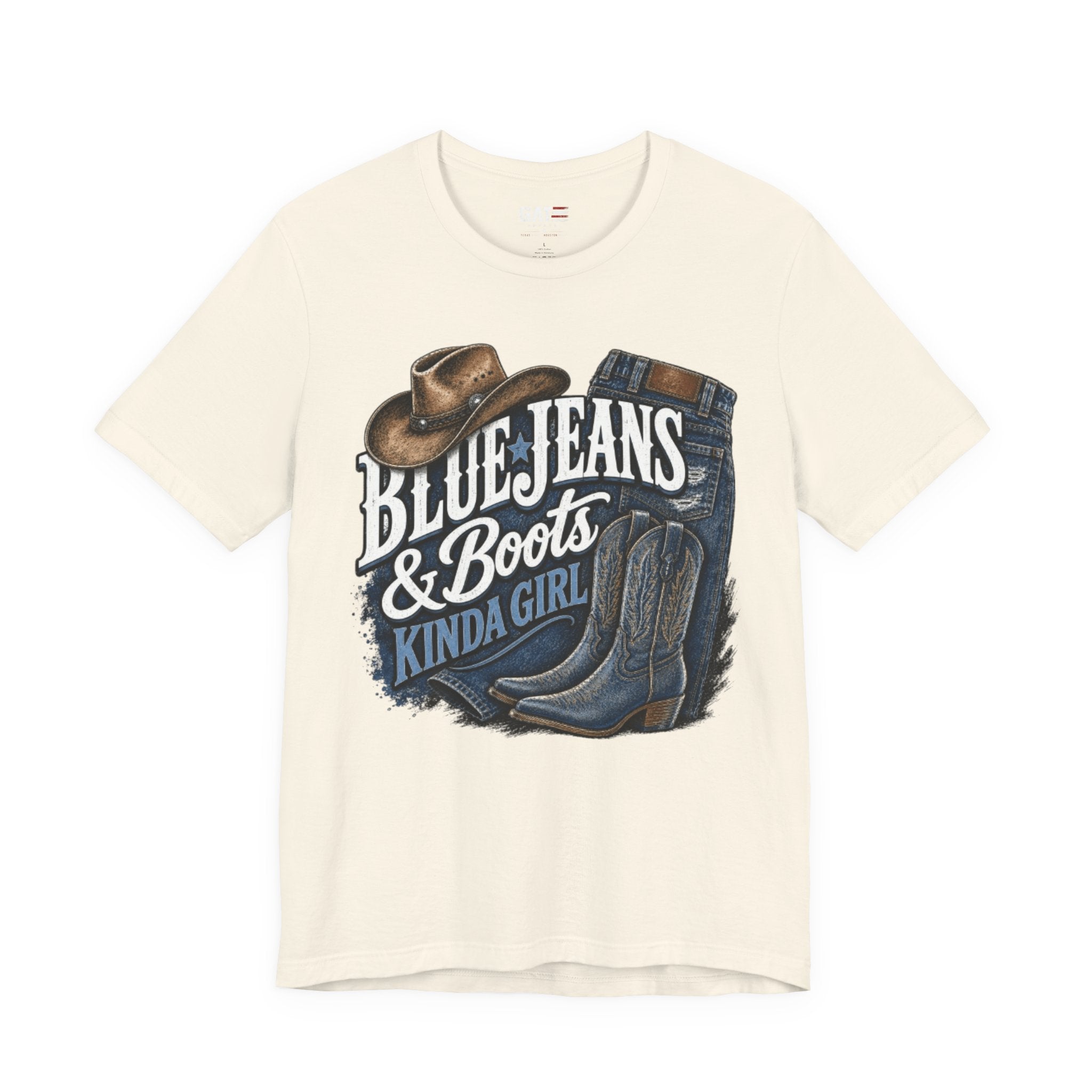 Blue Jeans & Boots Kinda Girl Country Cowgirl T‑Shirt