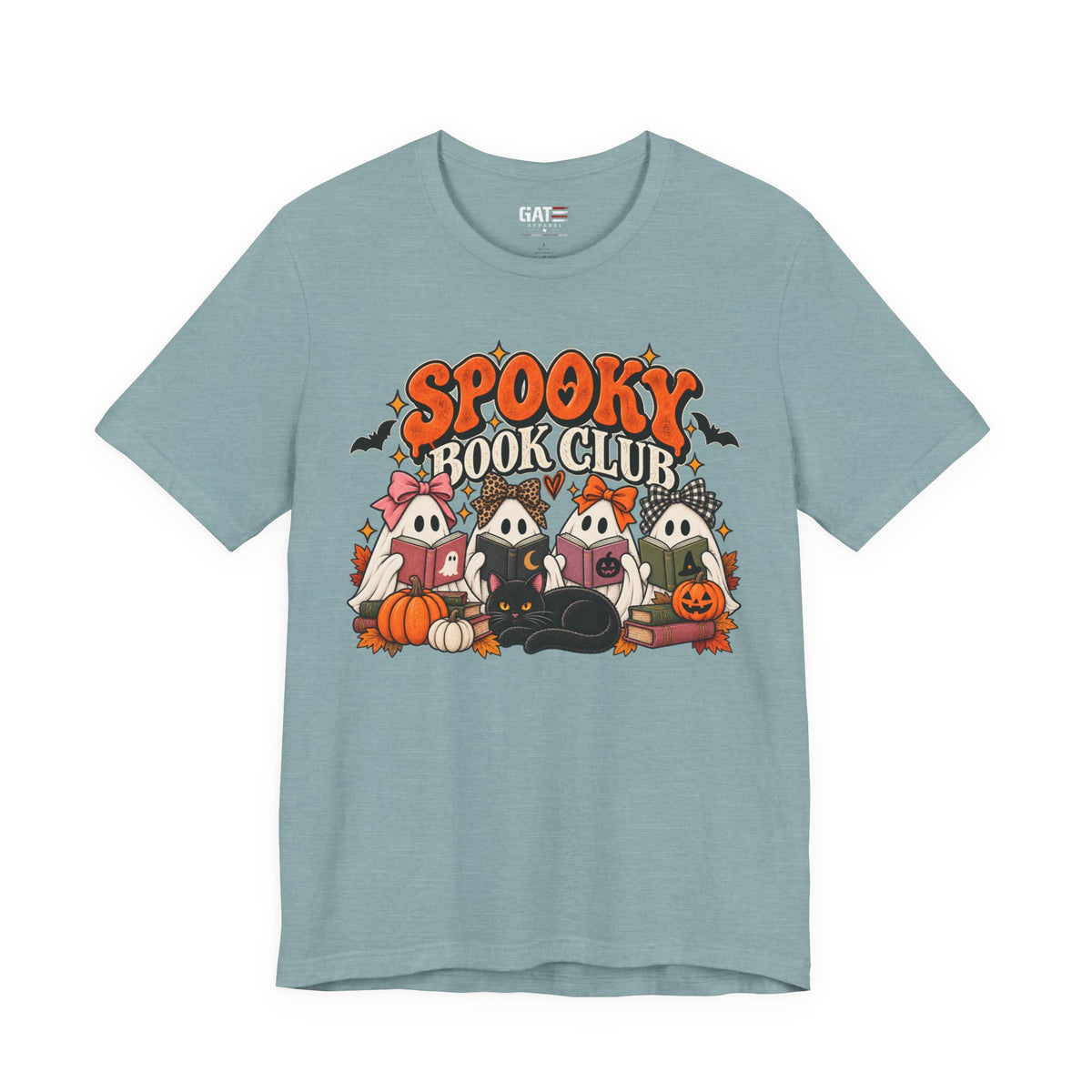 Spooky Book Club Halloween Shirt | Ghost Reading Tee