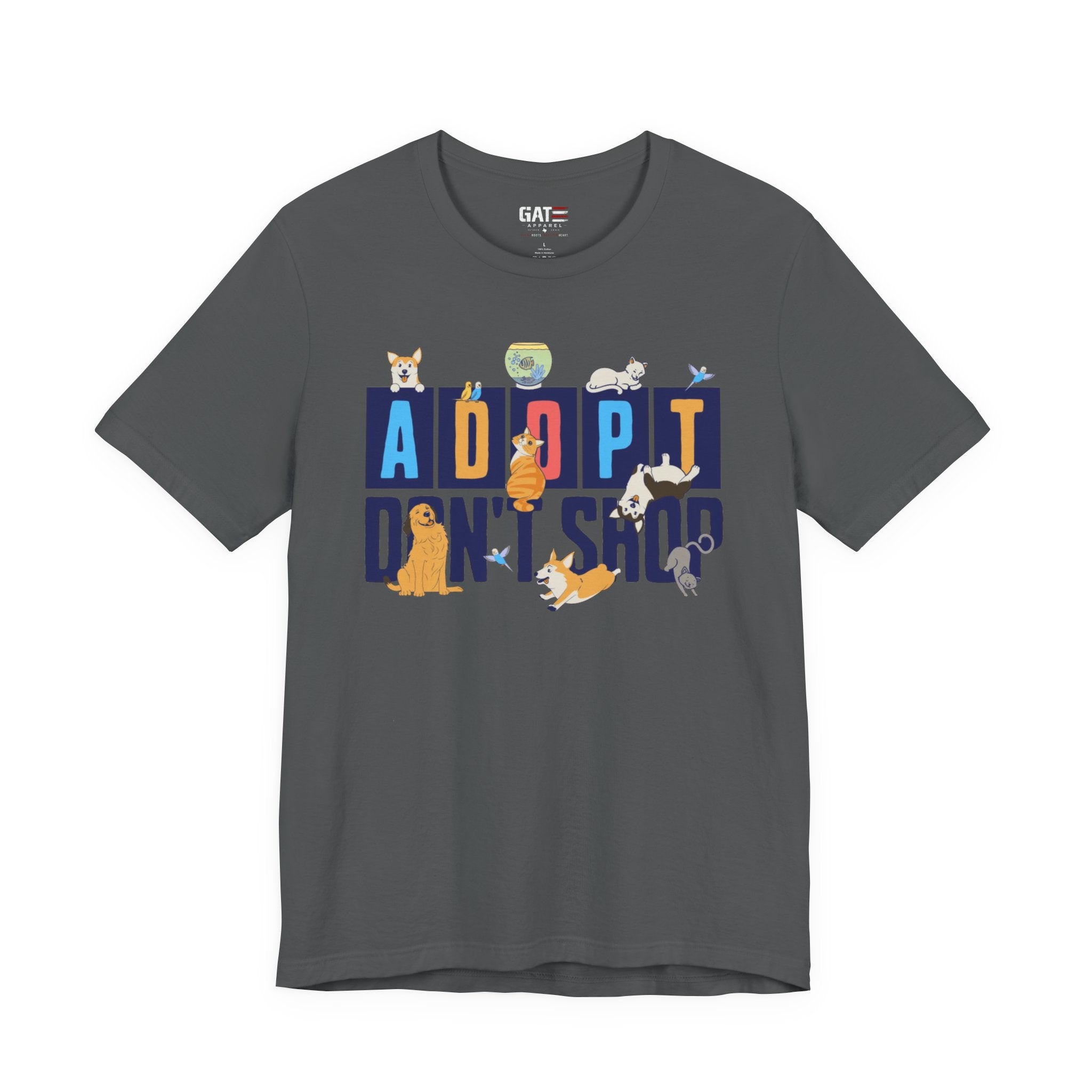 Adopt Don't Shop Rescue Pet T-Shirt