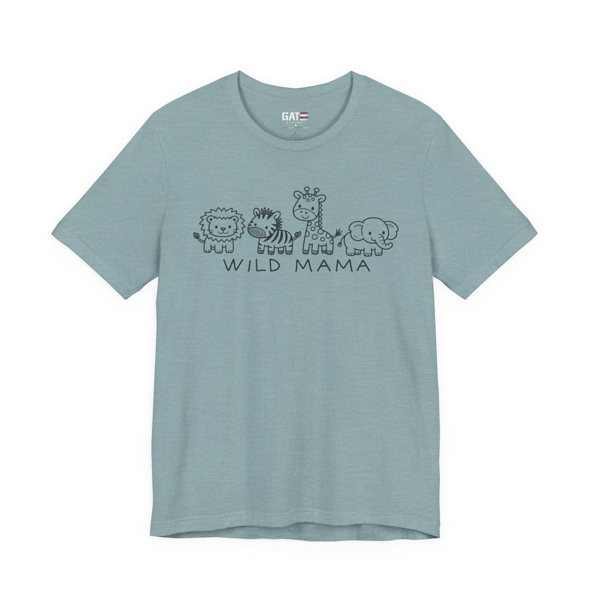 Wild Mama T-Shirt – Cute Baby Animal Graphic Tee for Moms - product image 12