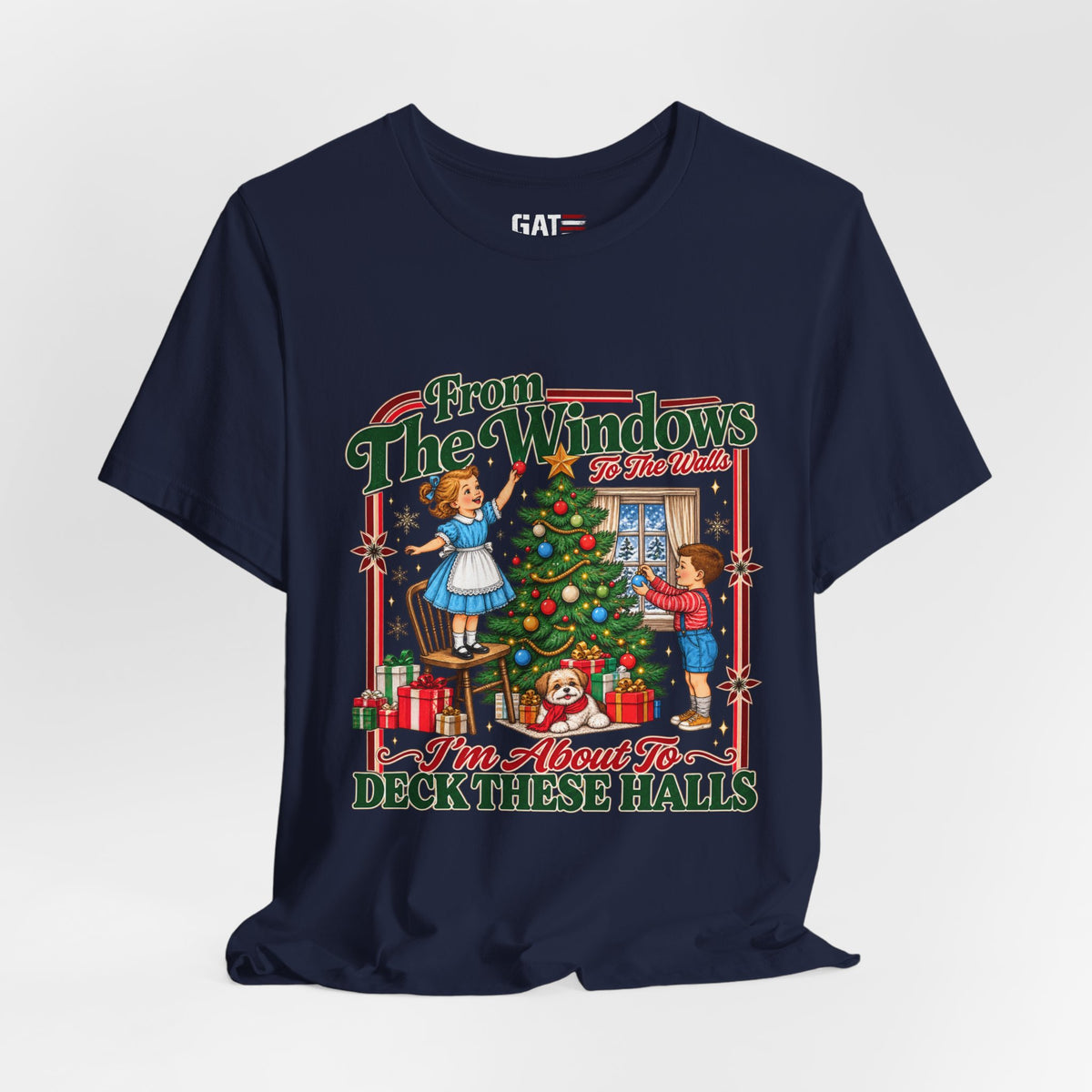 Deck These Halls Christmas Shirt | Funny Holiday Tee