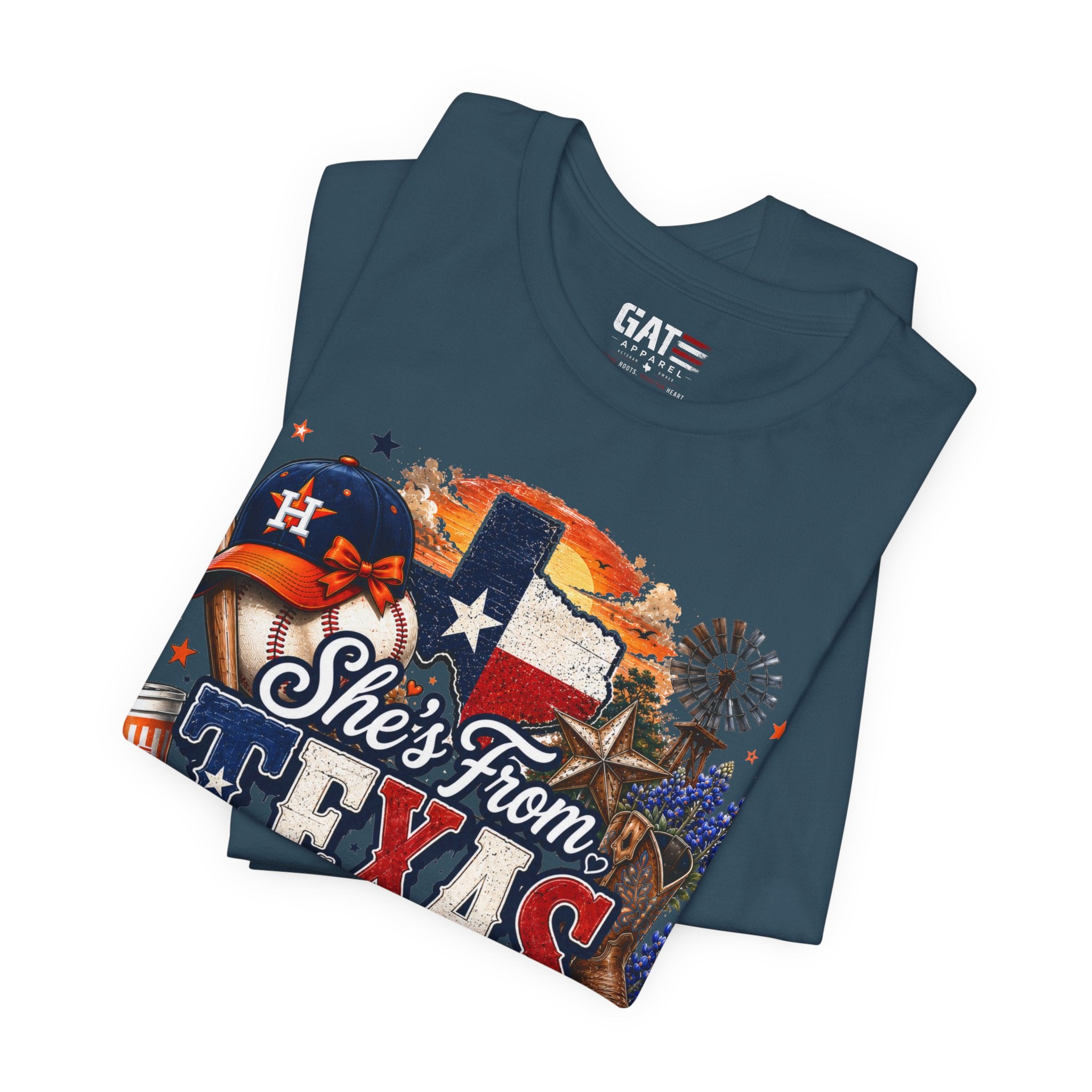She's From Texas T-Shirt — Texas Pride Graphic Tee