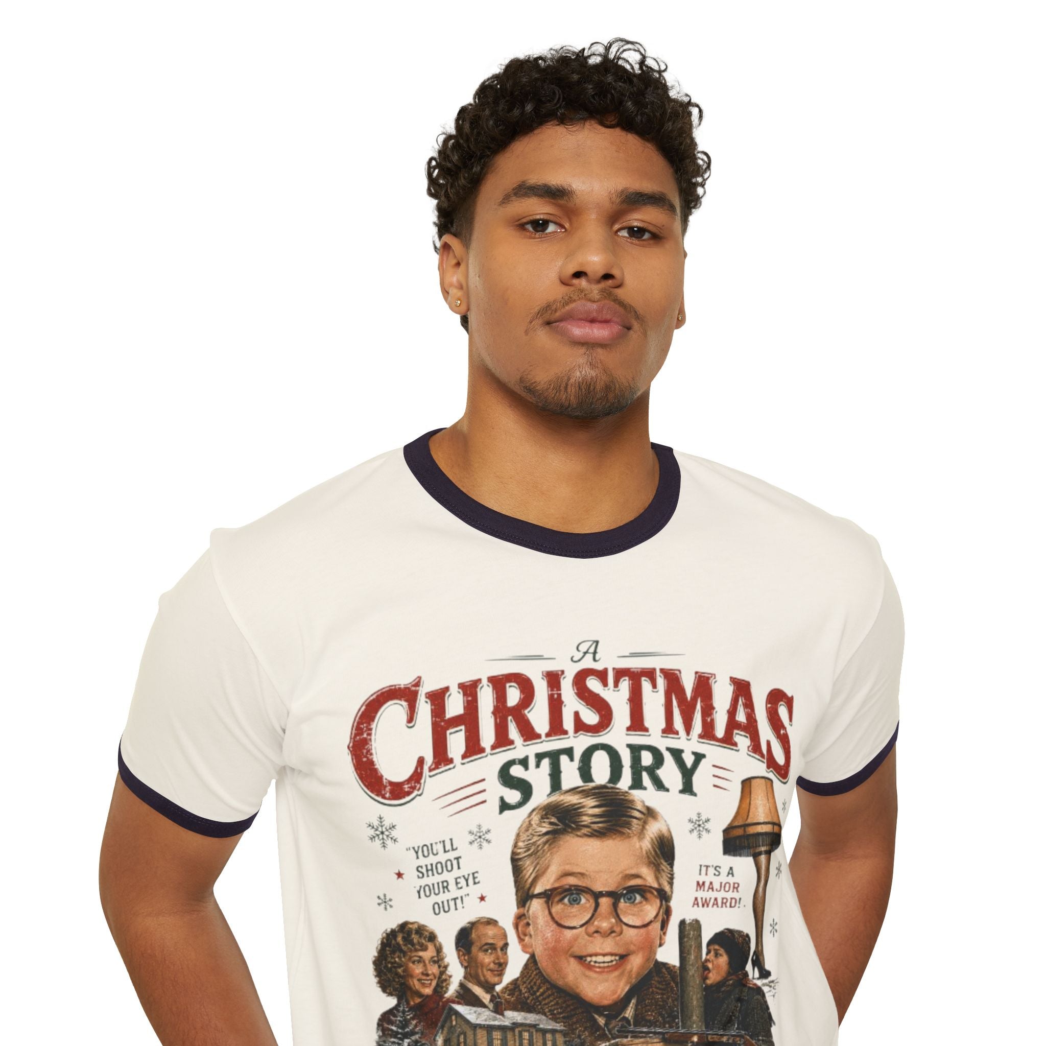 A Christmas Story Ringer T-Shirt — Retro Holiday Movie Tee