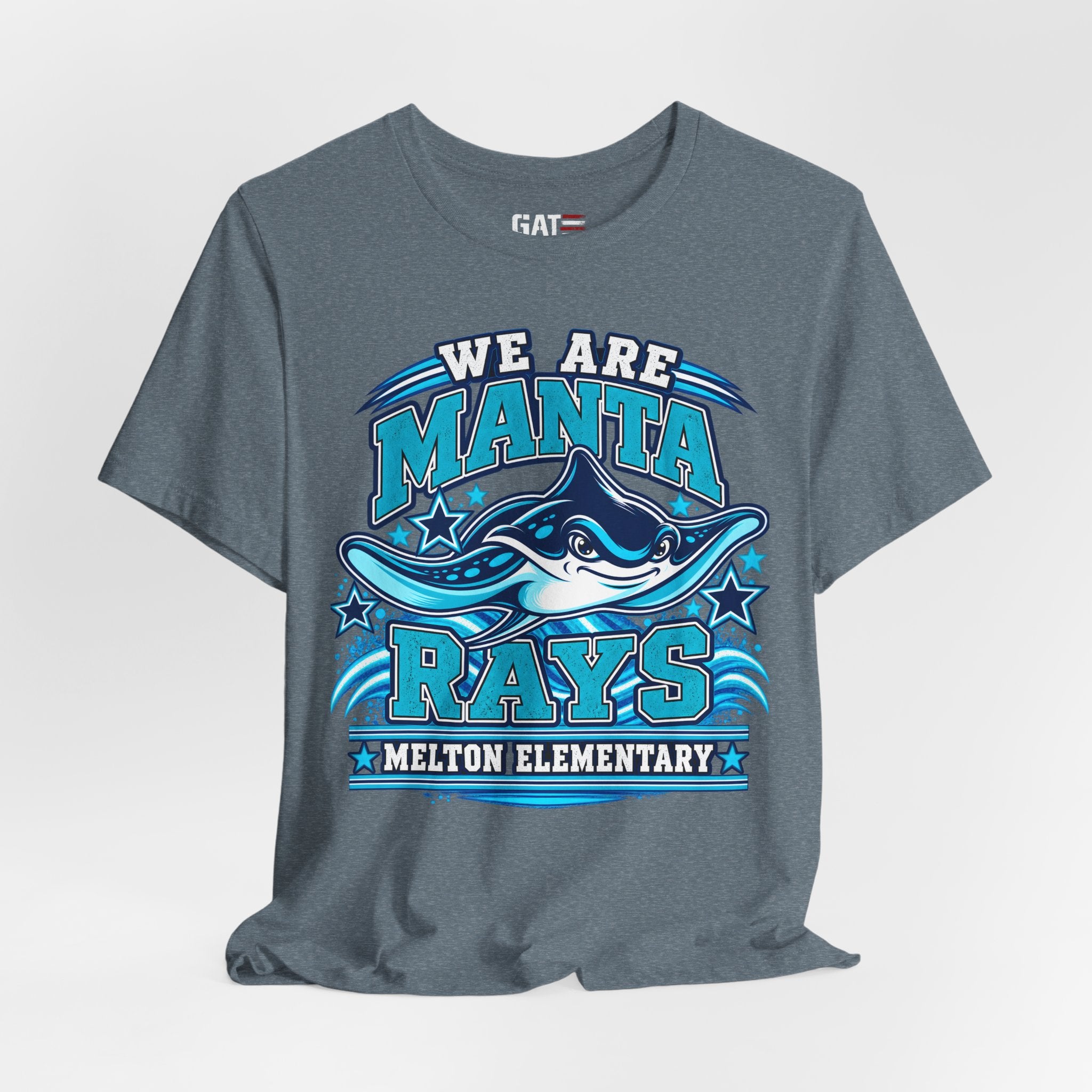 Melton Manta Rays School Tee – "We Are Manta Rays" Melton Elementary Spirit Shirt
