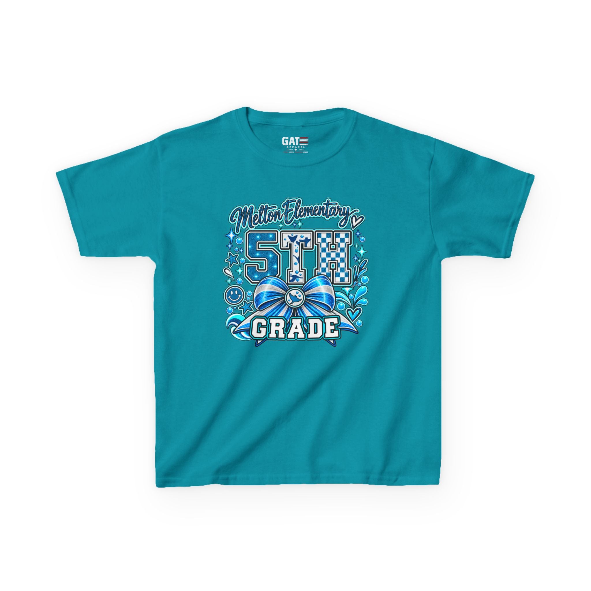Melton 5th Grade Kids T‑Shirt — Ribbon Design