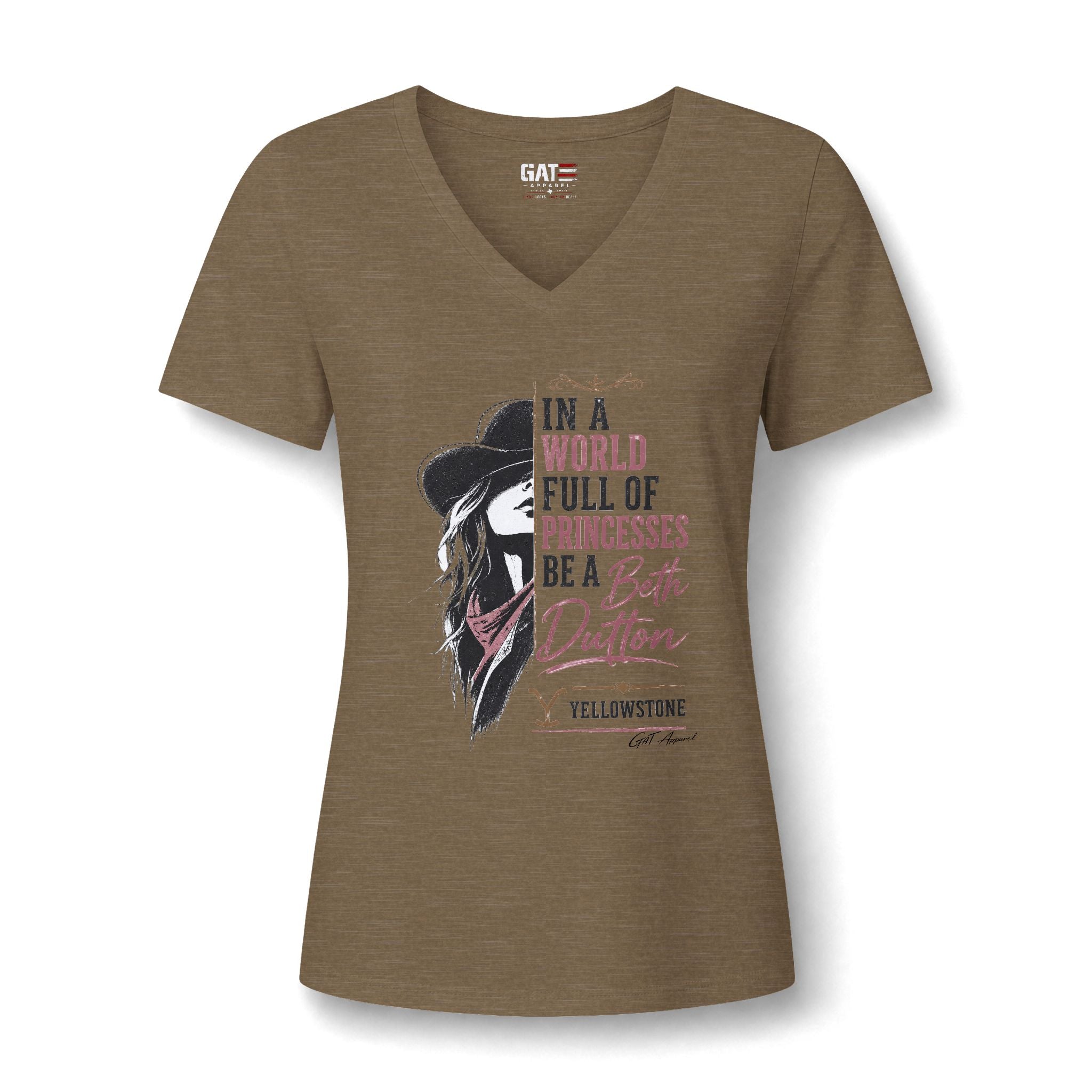 Yellowstone 'Be a Beth Dutton' Women's V-Neck Tee