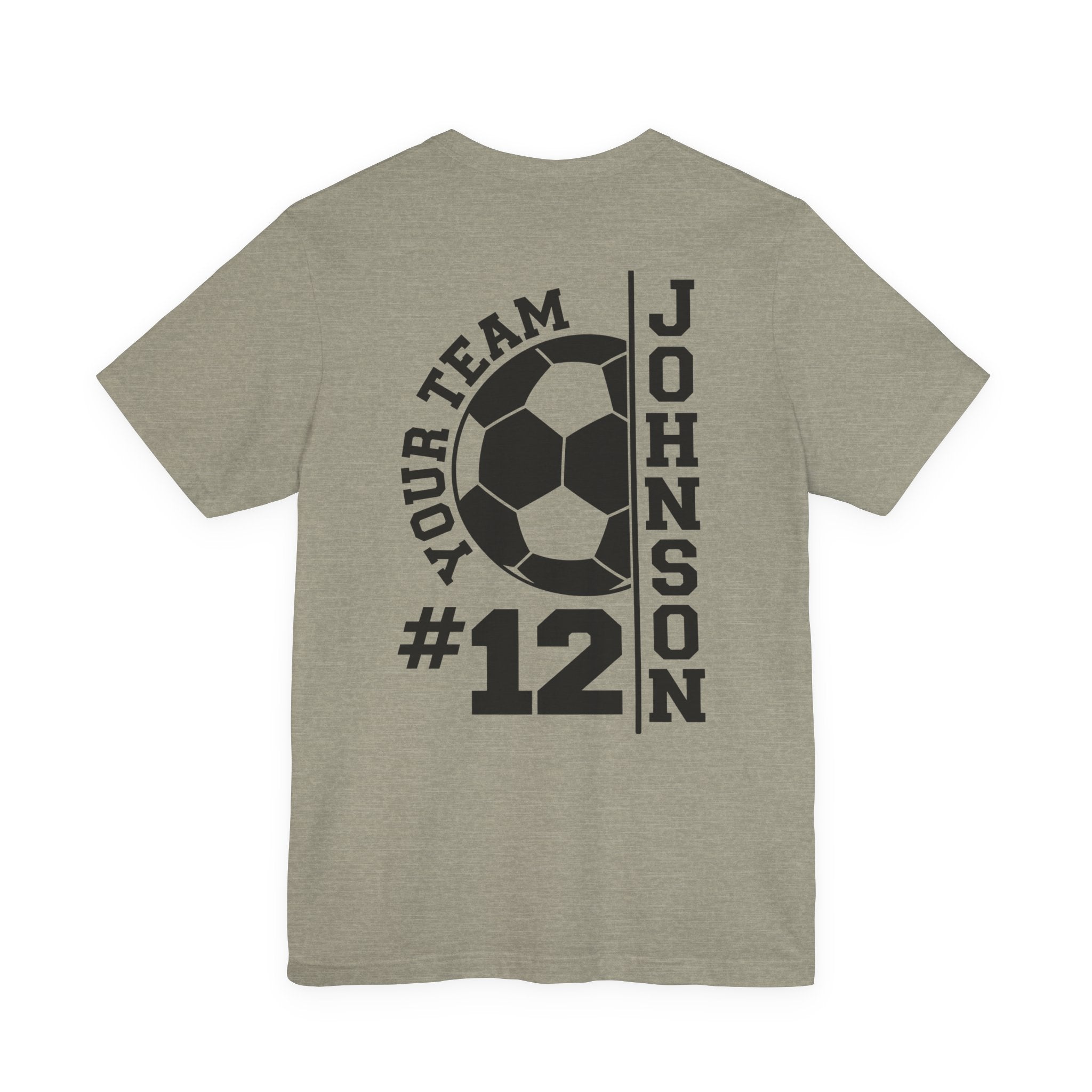 Soccer Mom Tee — Personalized Back Number & Name Soccer Shirt