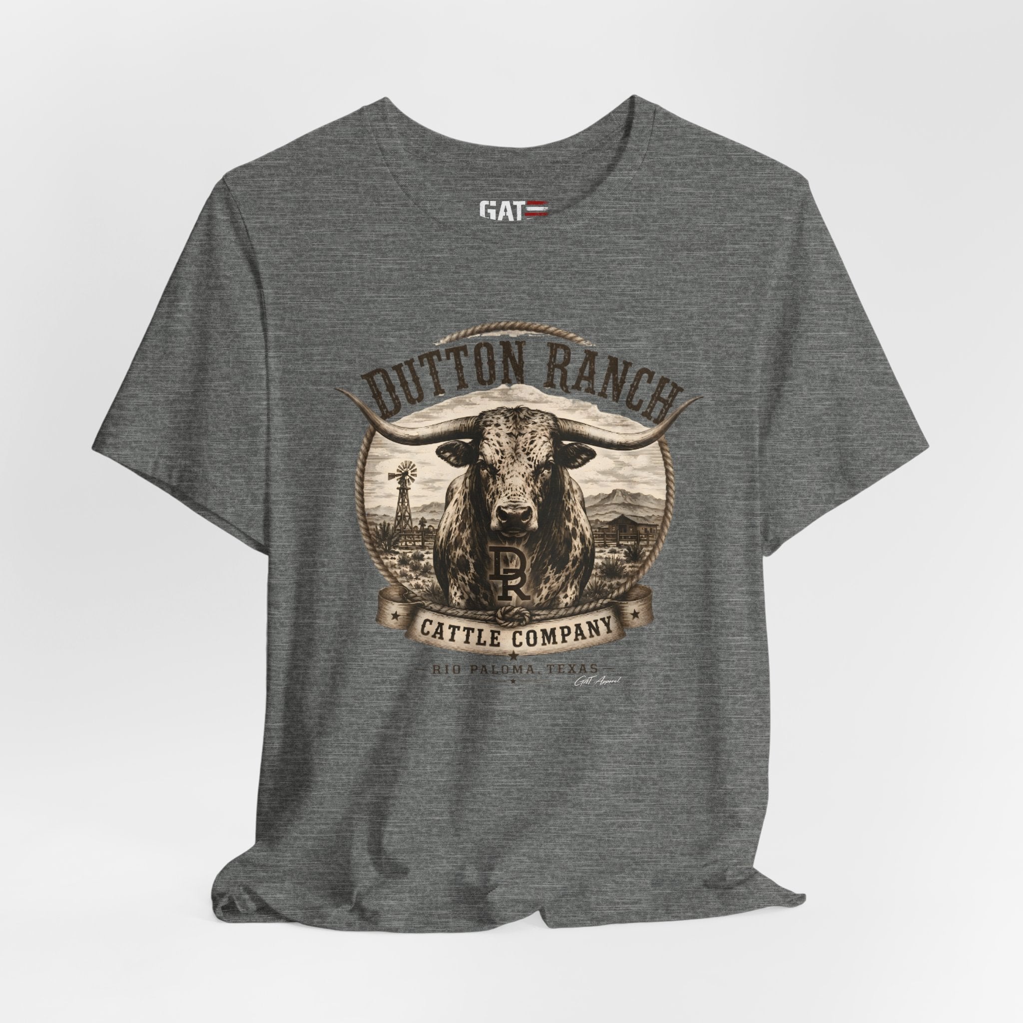 Dutton Ranch Cattle Company Shirt | Yellowstone Inspired Longhorn Tee
