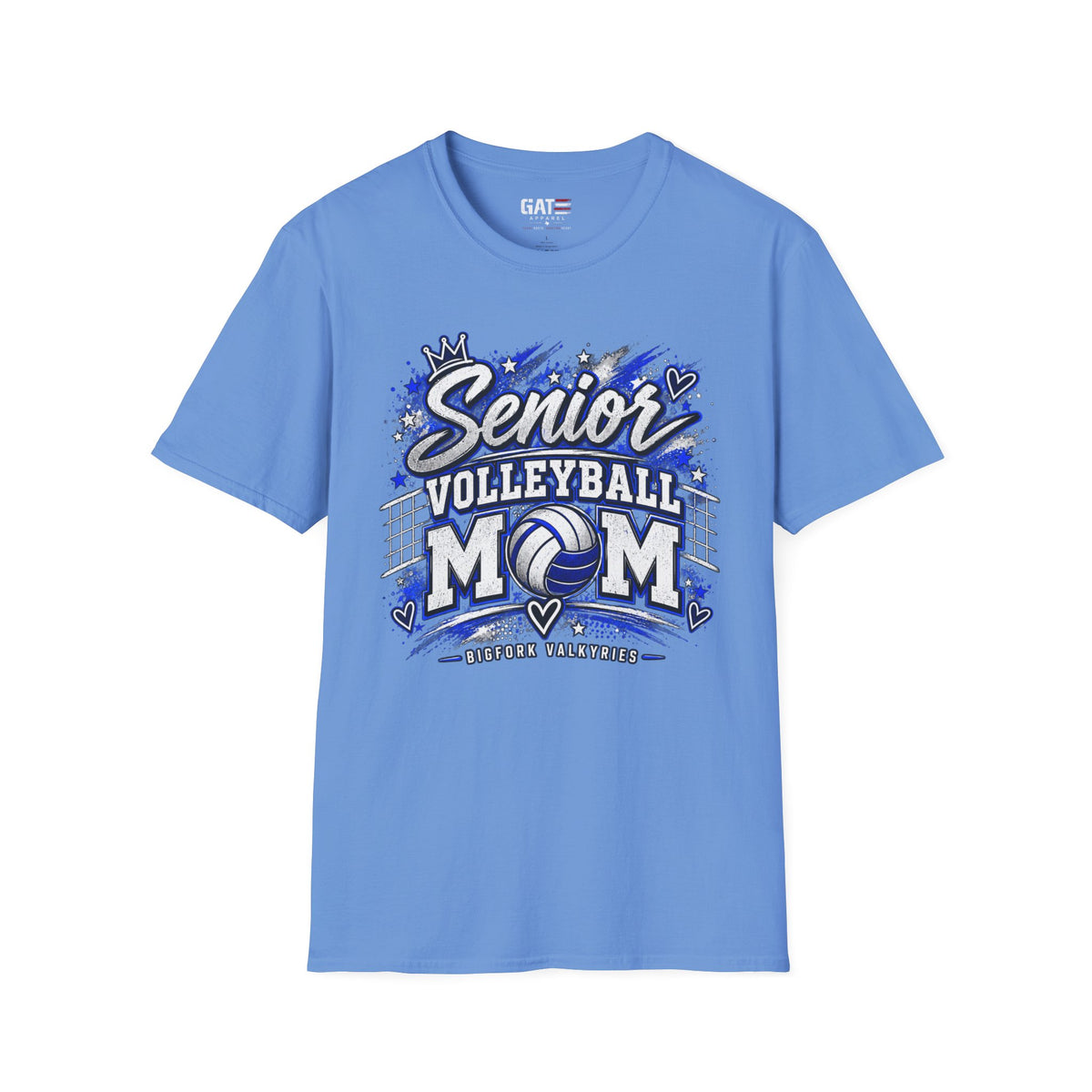 Senior Volleyball Mom Photo Shirt | Custom Team & Number
