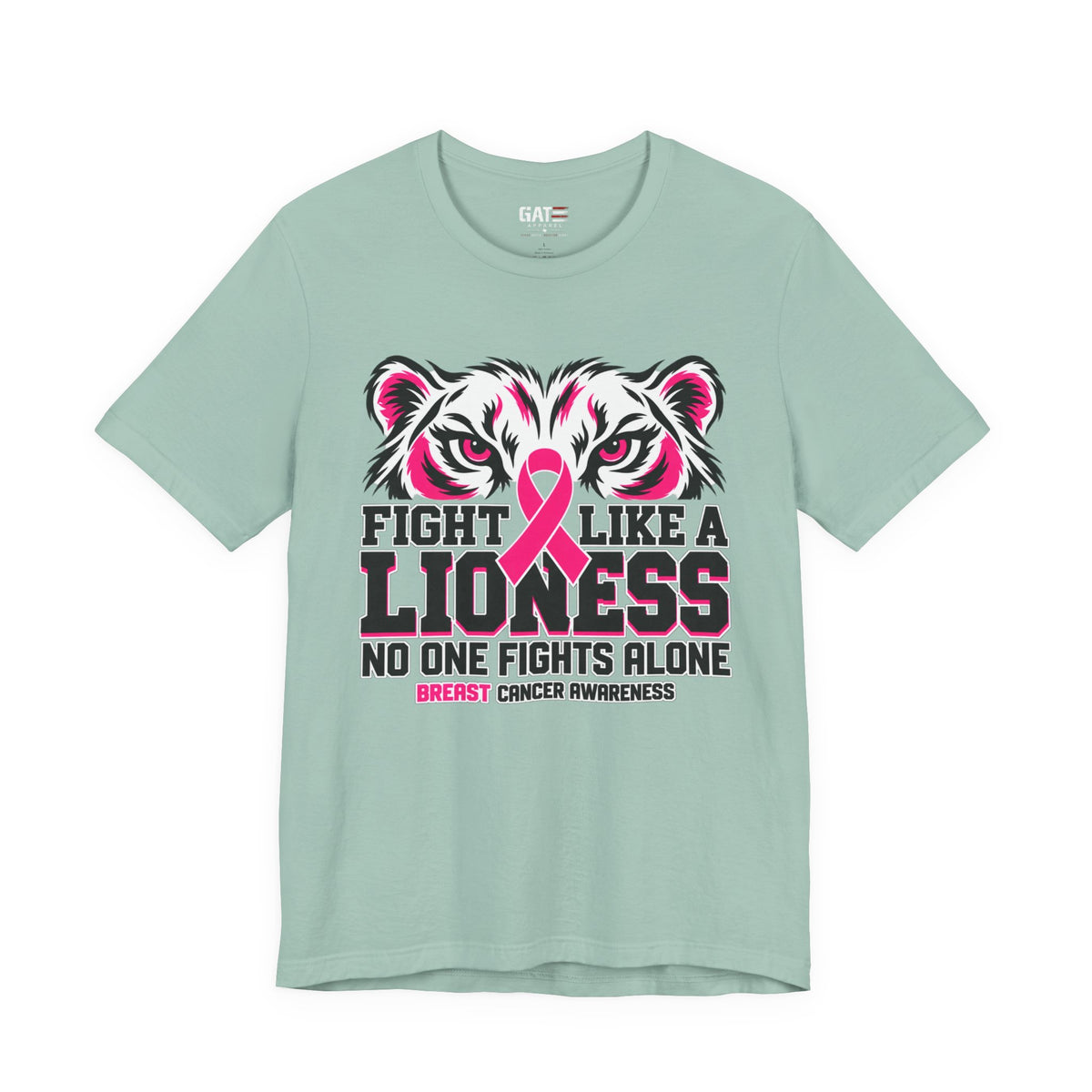 Fight Like a Lioness Breast Cancer Awareness Shirt