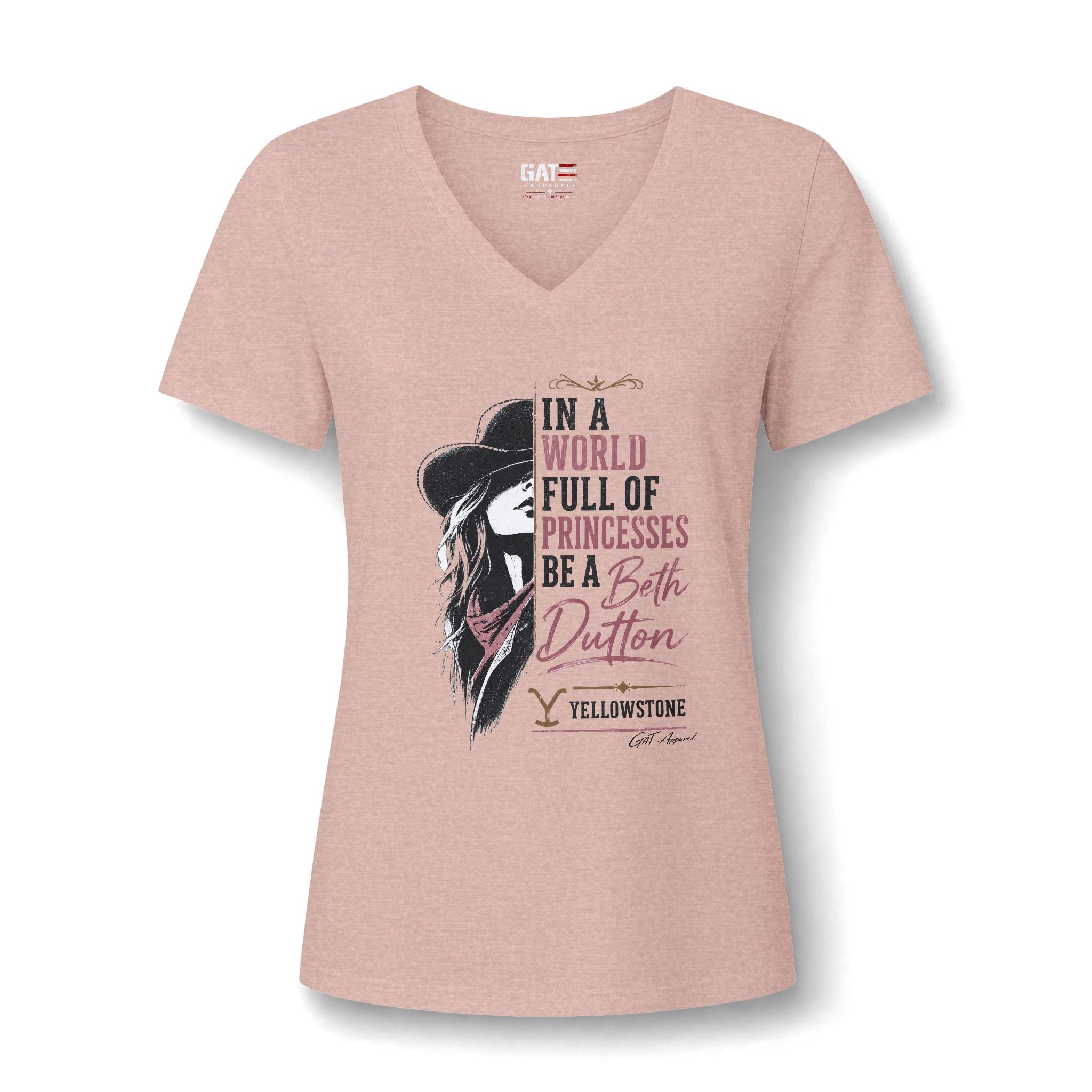 Yellowstone 'Be a Beth Dutton' Women's V-Neck Tee