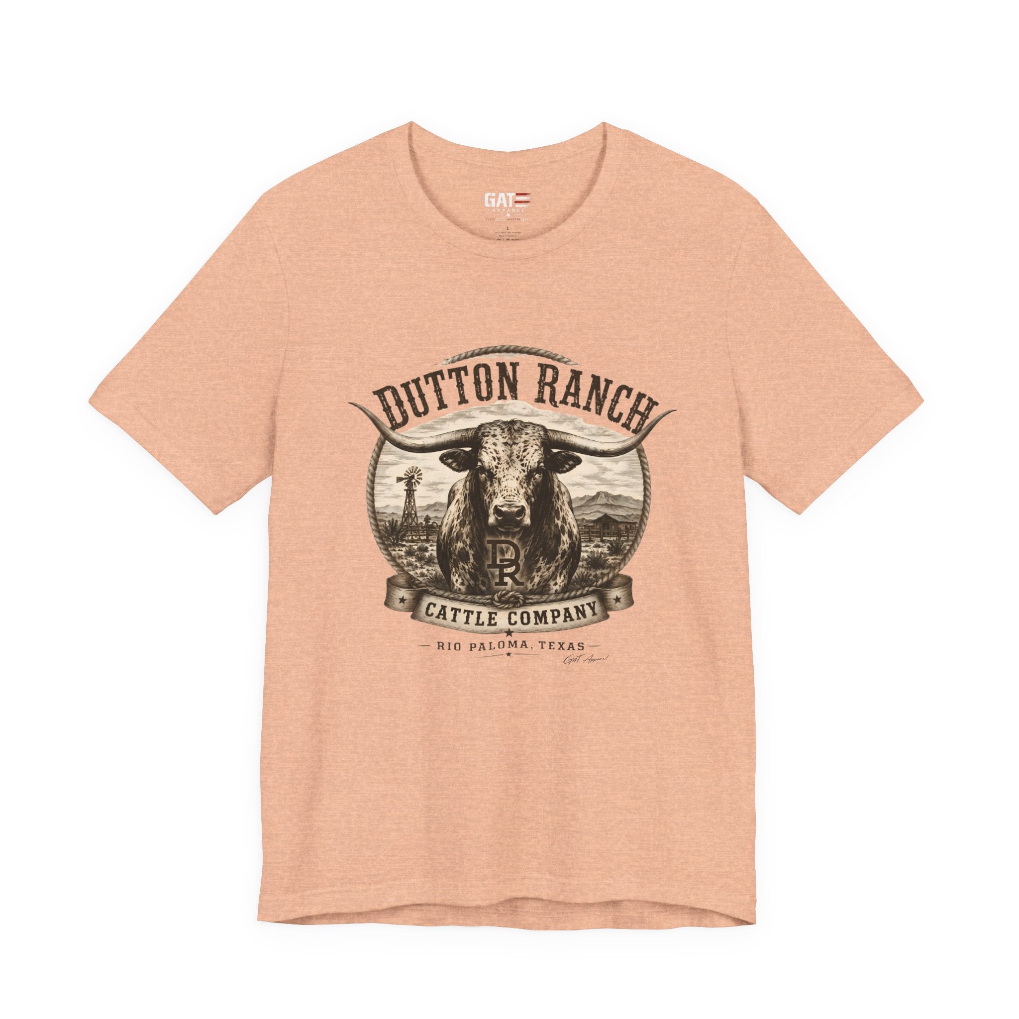 Dutton Ranch Cattle Company Shirt | Yellowstone Inspired Longhorn Tee