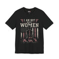 Female Veteran Shirt I Am Not Most Women Tee Patriotic Military Shirt for Women Army Navy Marine Veteran Gift Pink American Flag