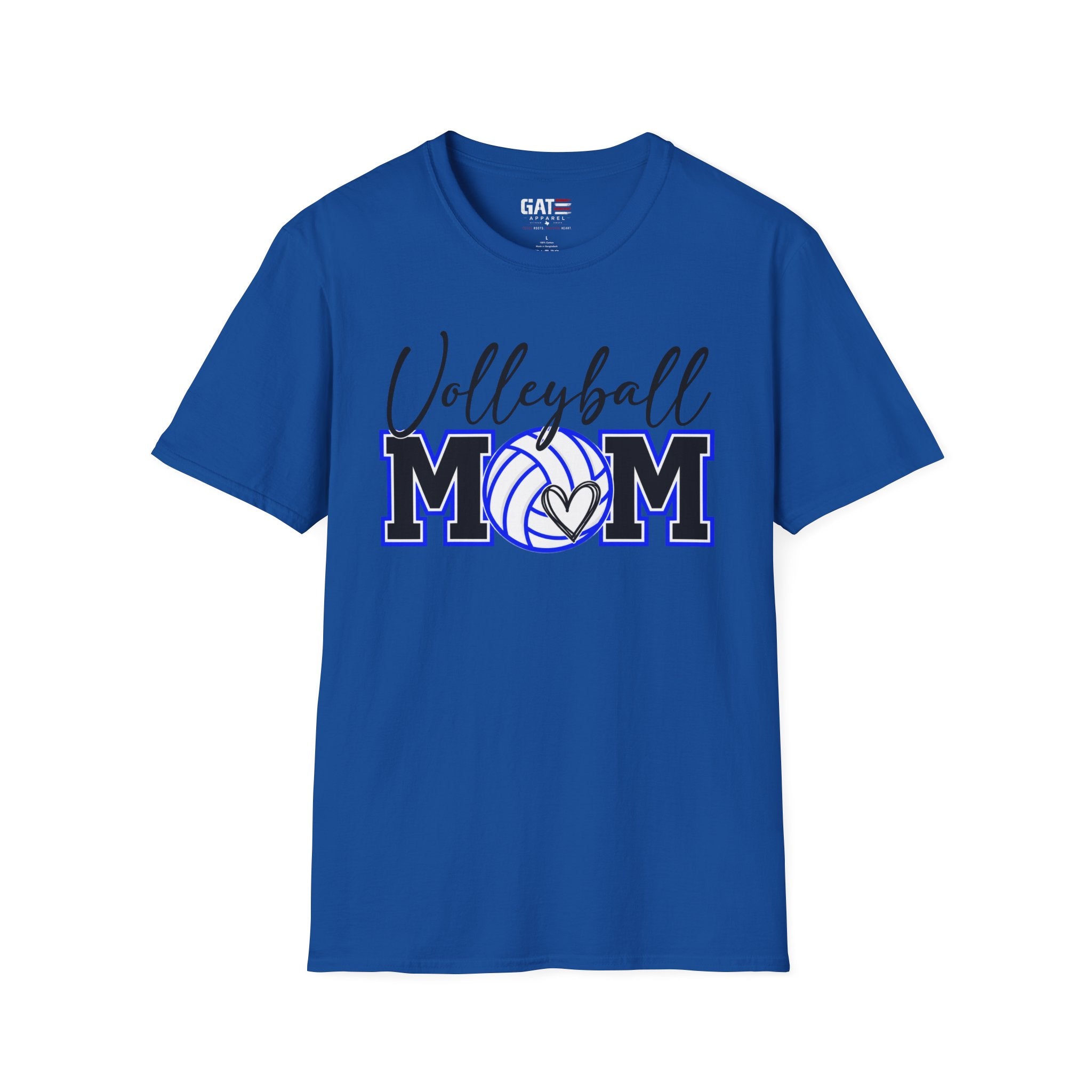 Volleyball Mom T‑Shirt – Custom Name