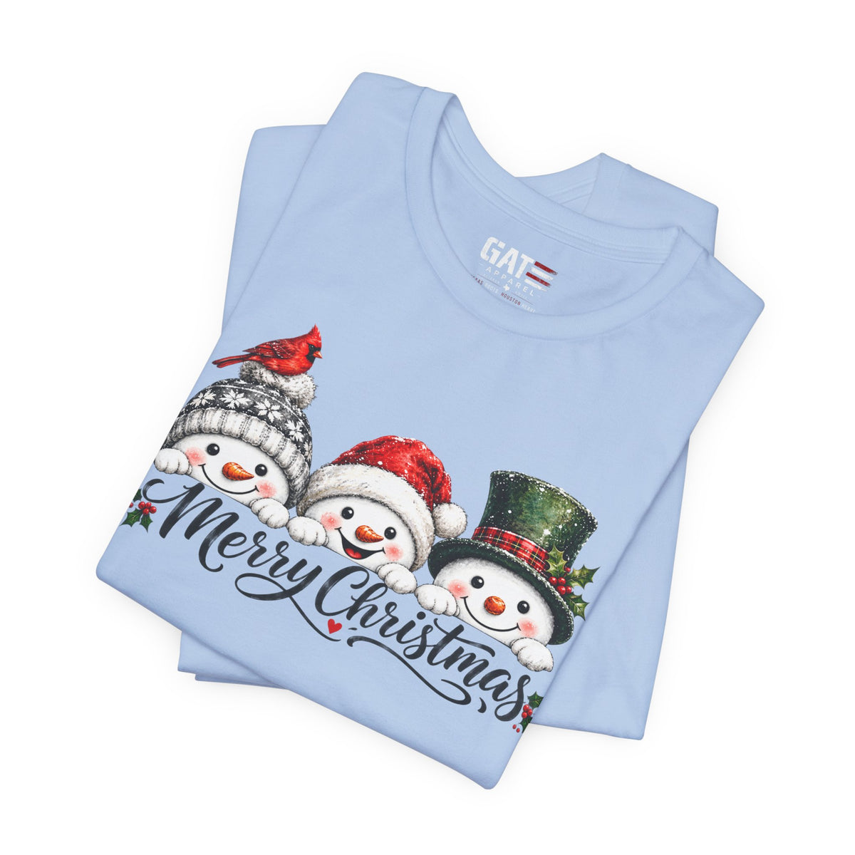 Merry Christmas Snowman Shirt - product mockup view 39