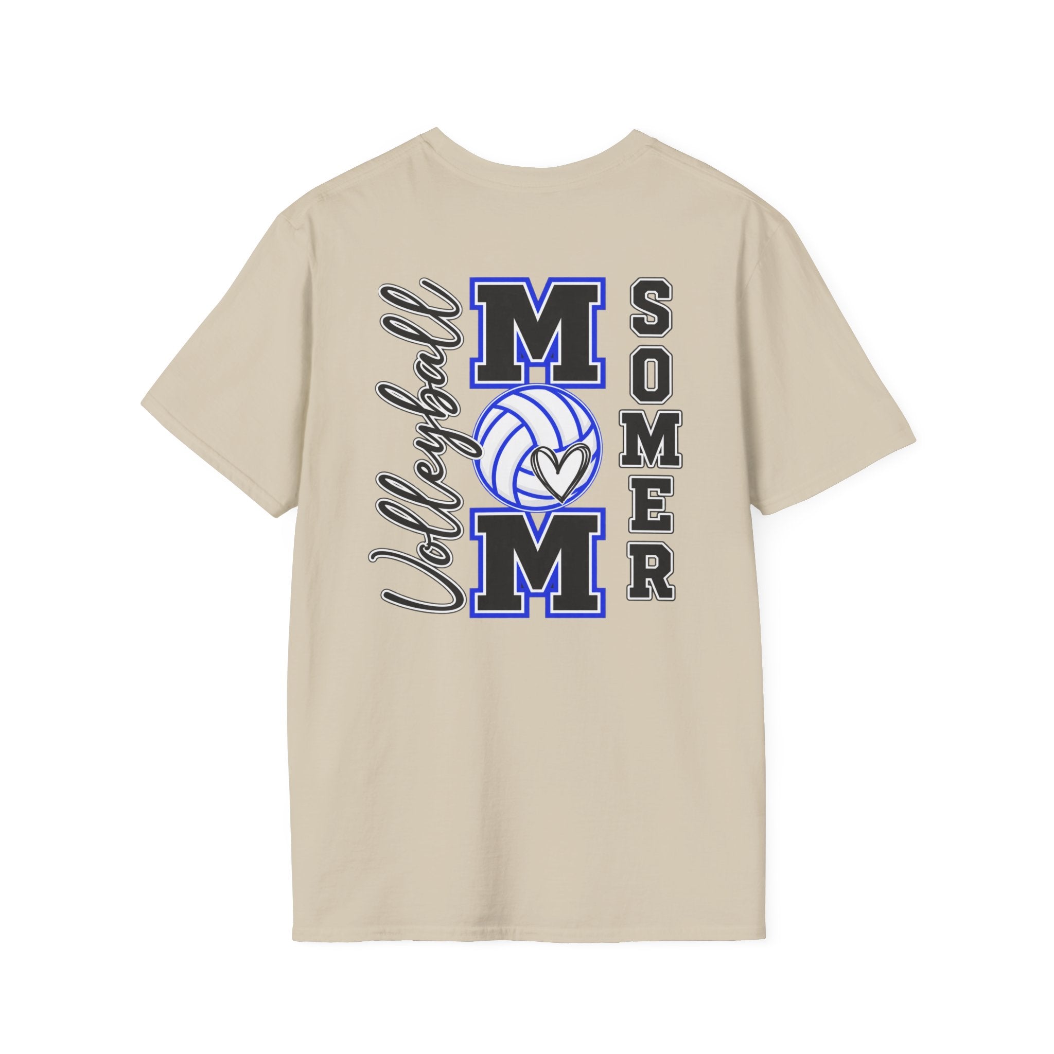 Volleyball Mom T‑Shirt – Custom Name