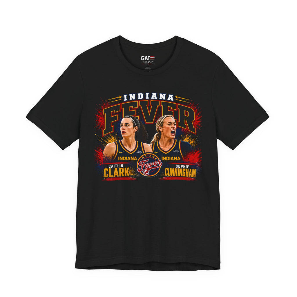 Indiana Fever Caitlin Clark & Sophie Cunningham Basketball Tee