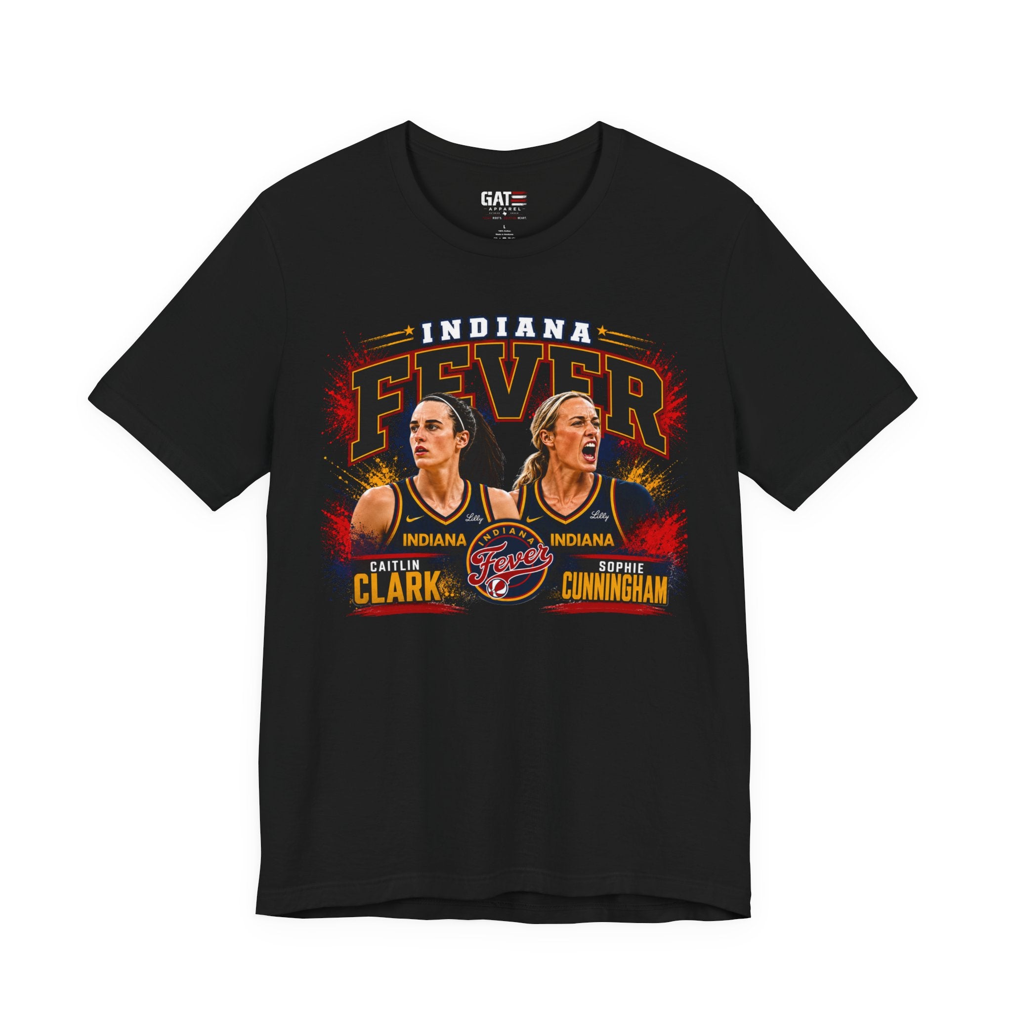 Indiana Fever Caitlin Clark & Sophie Cunningham Basketball Tee
