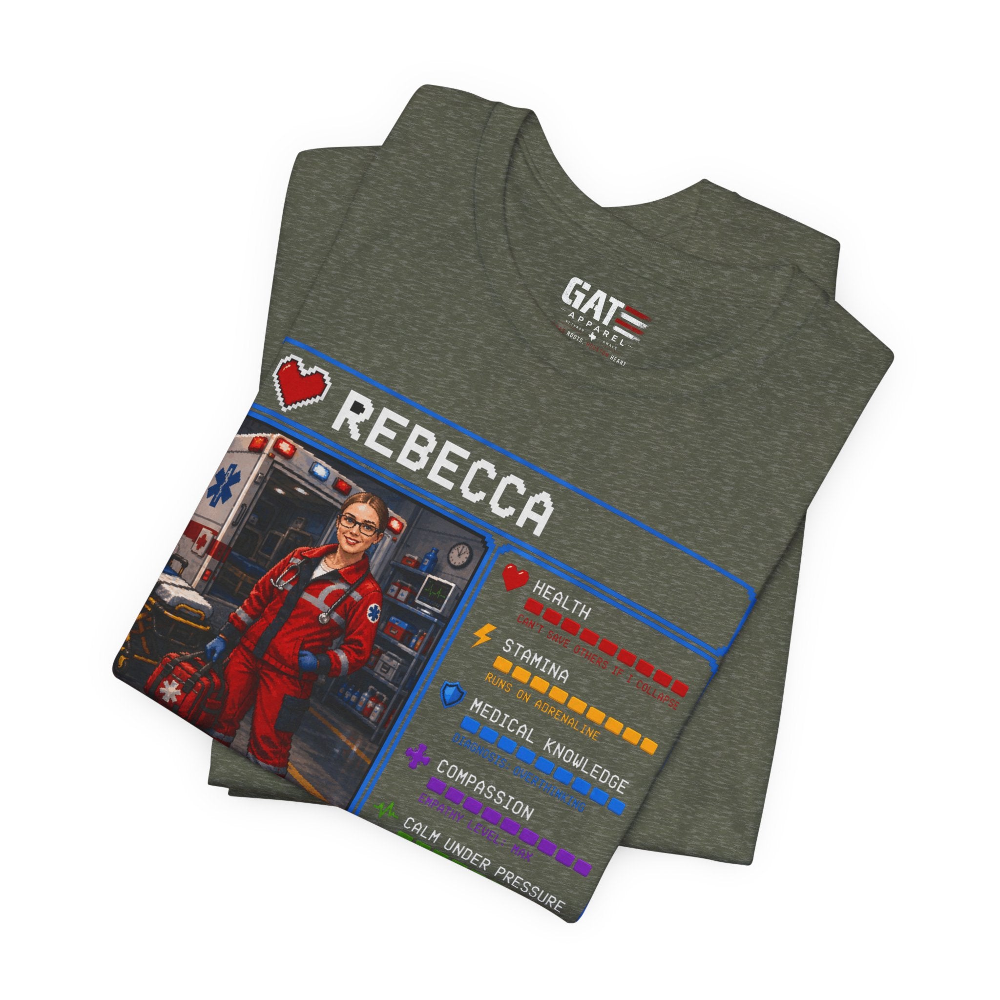 Custom Paramedic RPG Character Shirt | Personalized EMT Gift
