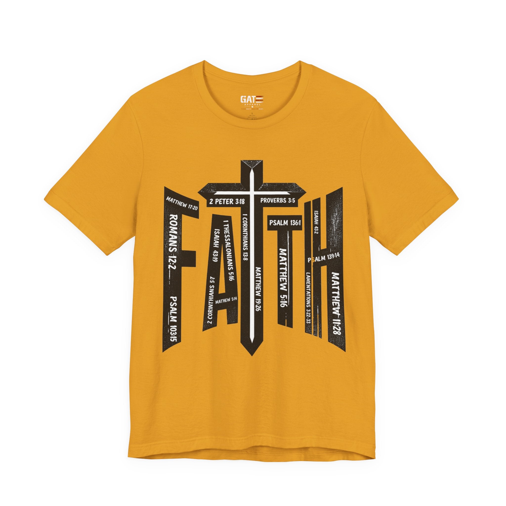 Faith Cross T-Shirt – Bible Verse Reference Graphic Tee