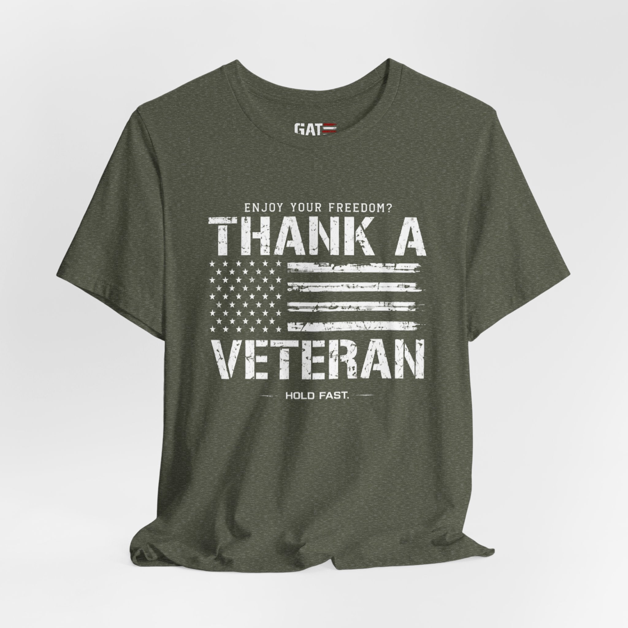 Veteran Shirt Enjoy Your Freedom Thank A Veteran Tee Patriotic American Flag Shirt Military Appreciation Gift for Men and Women