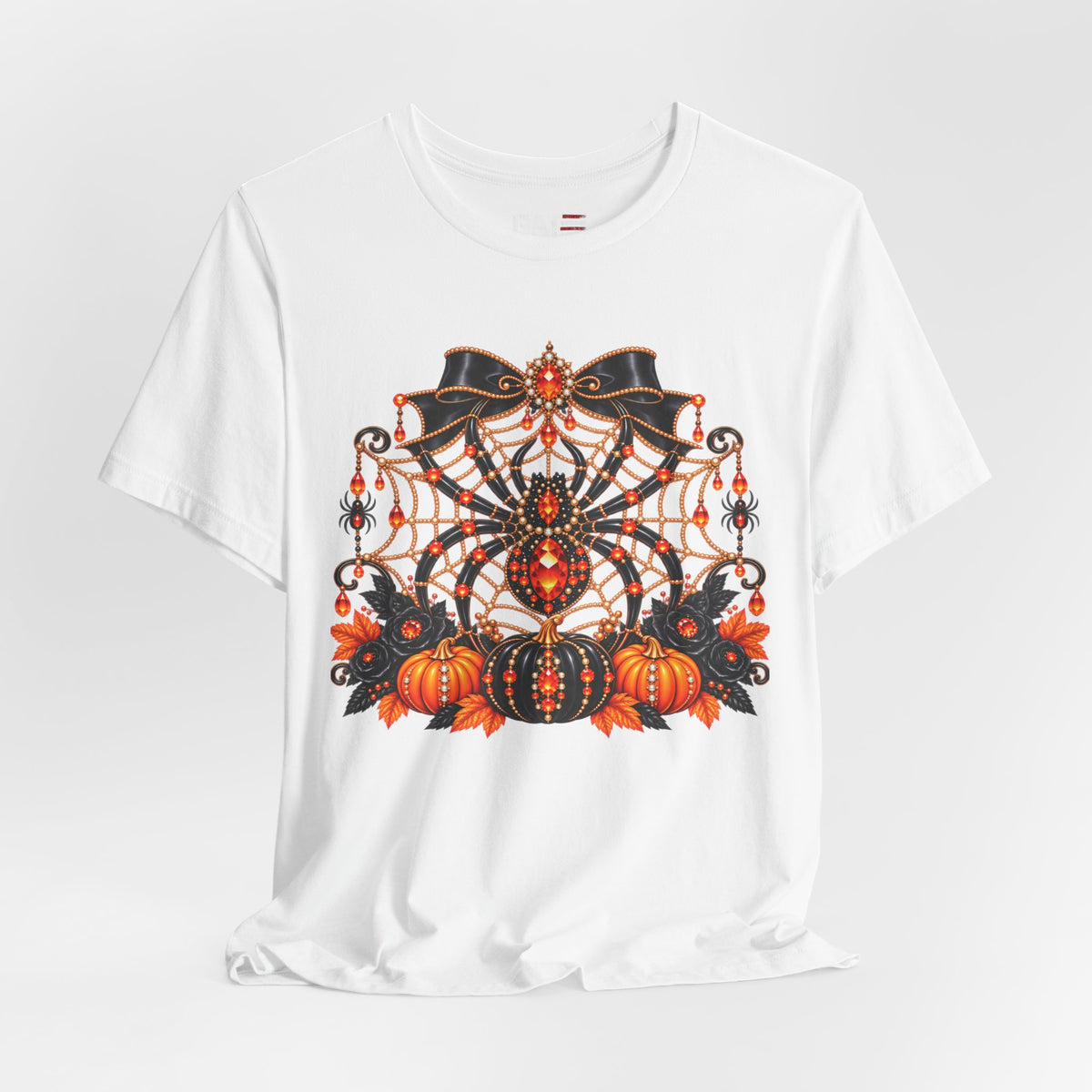 Halloween Spider & Pumpkins T‑Shirt