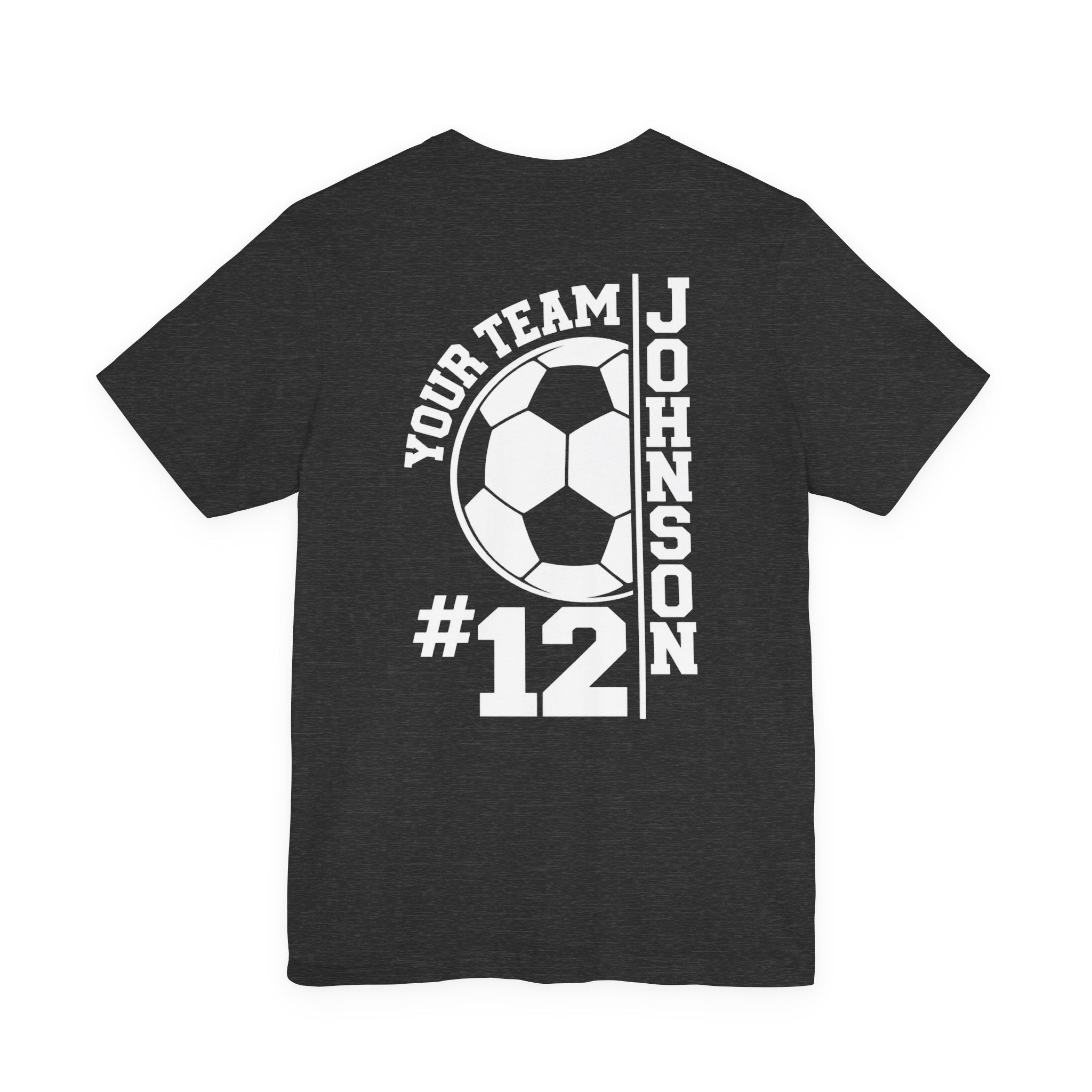 Soccer Mom Tee — Personalized Back Number & Name Soccer Shirt