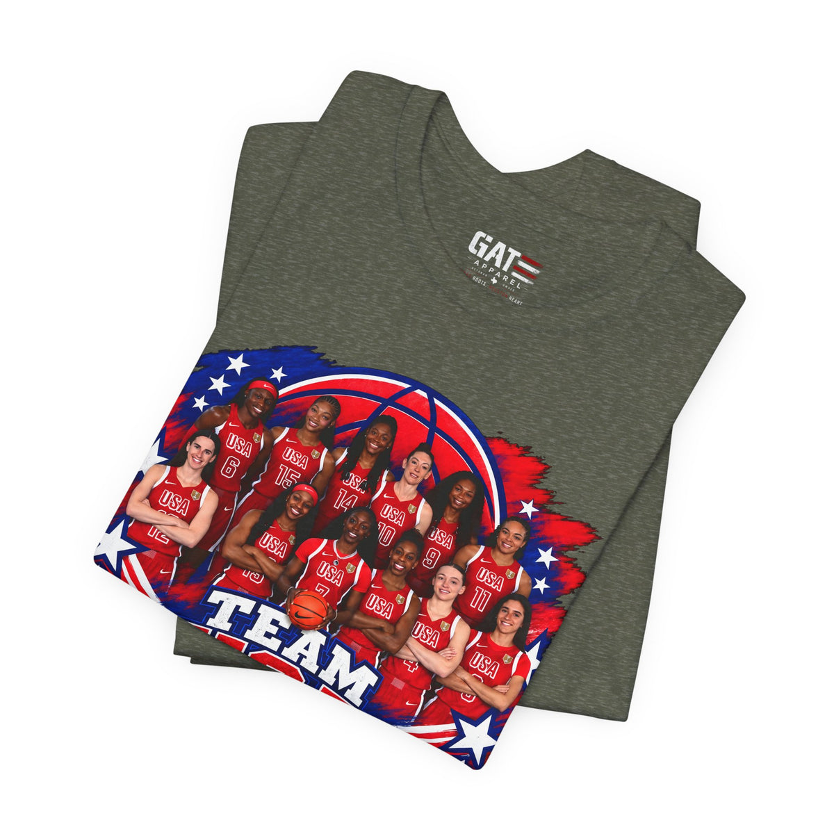 Team USA Women's Basketball Shirt | FIBA Tee 2026 Design 2