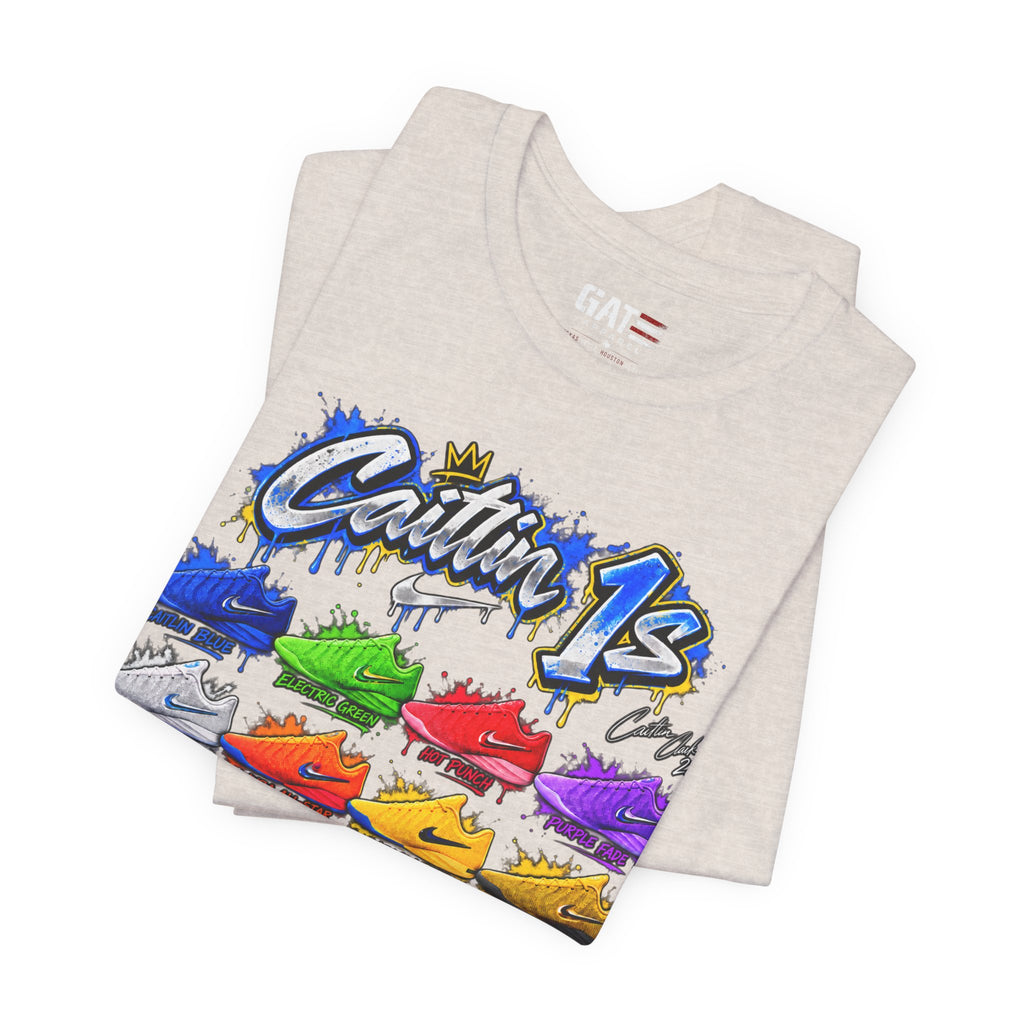 Caitlin Clark Caitlin 1s Sneaker Shirt | Indiana Fever Tee