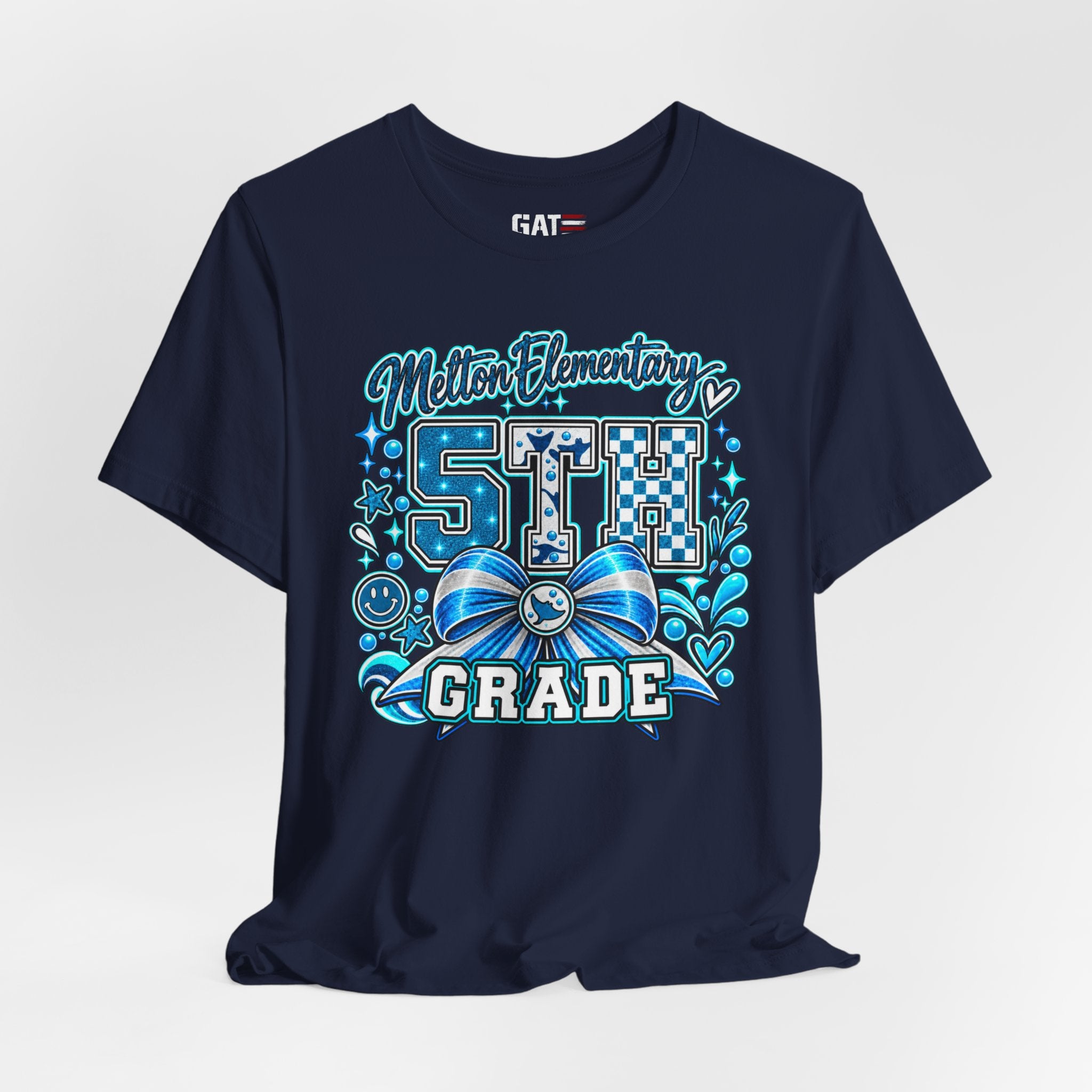 Custom School Shirt Personalized Coquette Bow School Spirit Teacher Student Tee