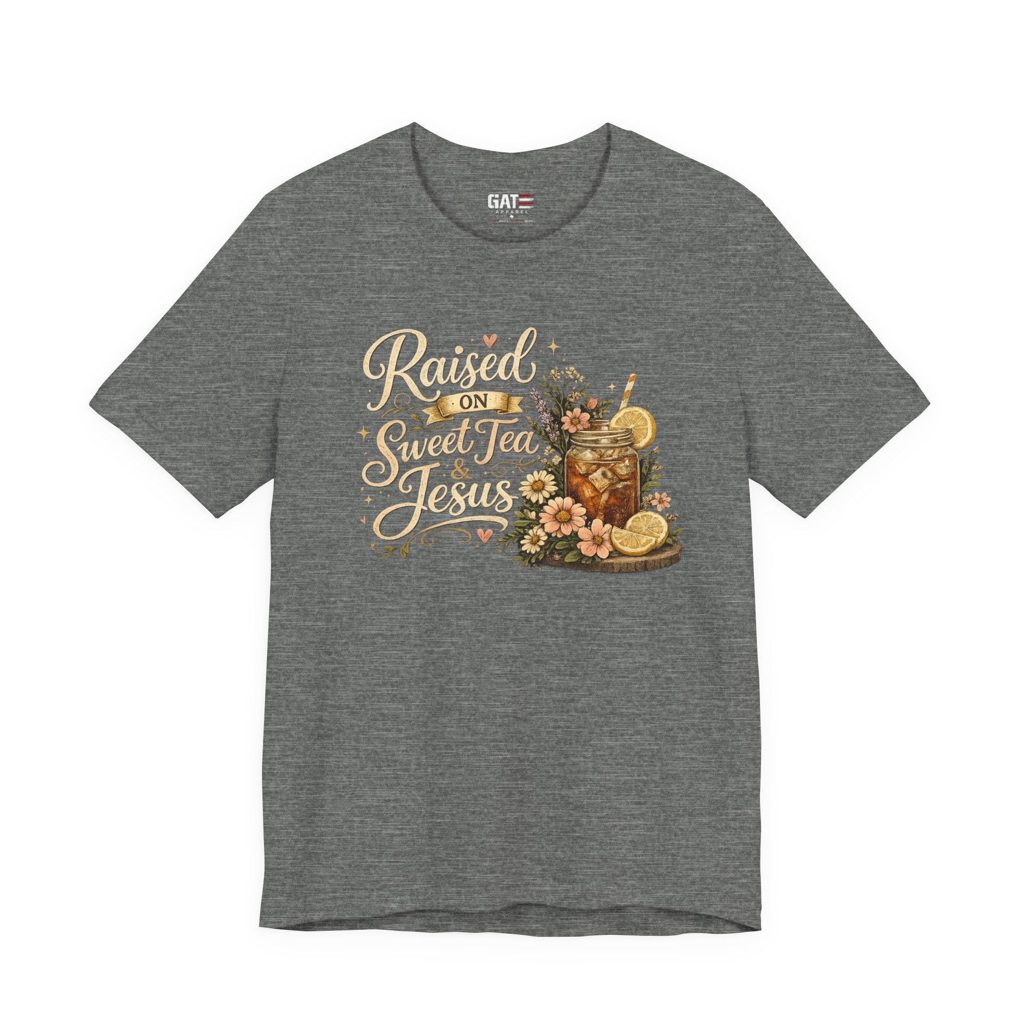 Southern Faith Shirt for Women, Christian Country Graphic Tee, Floral Mason Jar Design, Religious Gift, Southern Girl Apparel