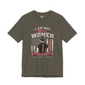 Female Veteran Woman Tee – “I Am Not Most Women” Patriotic Military T-Shirt