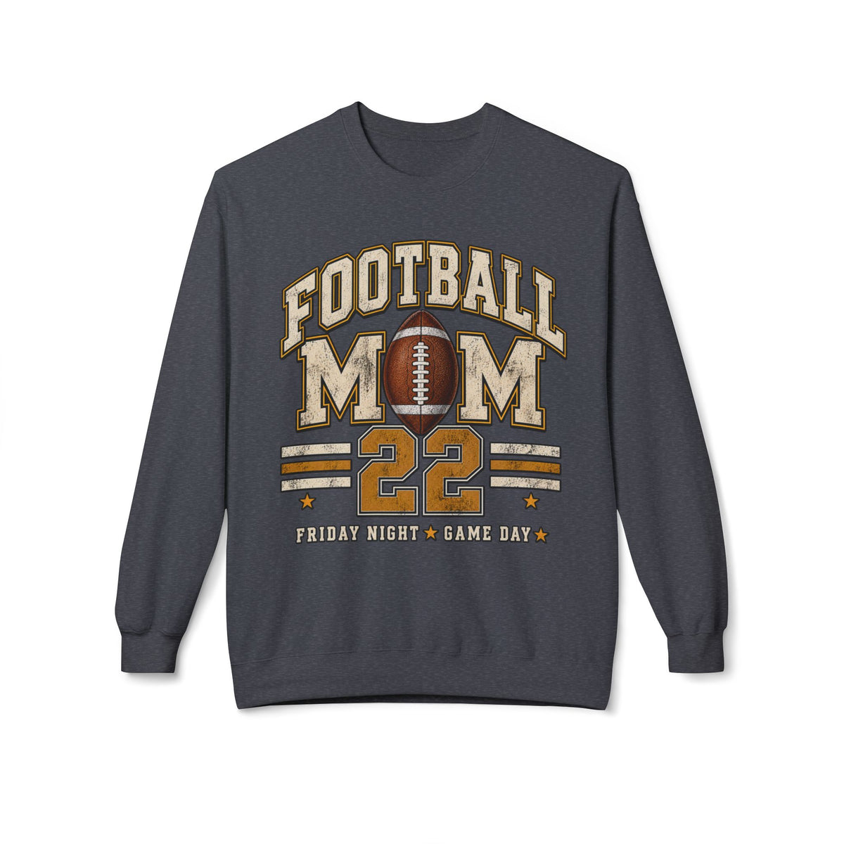 Personalized Football Mom Crewneck Sweatshirt | Custom Player Name & Number