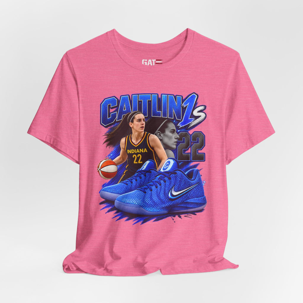 Caitlin Clark Caitlin 1s Blue Racer Sneaker Shirt
