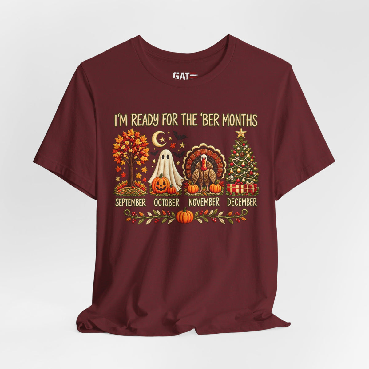 September to December Shirt | Fall Thanksgiving Christmas Tee