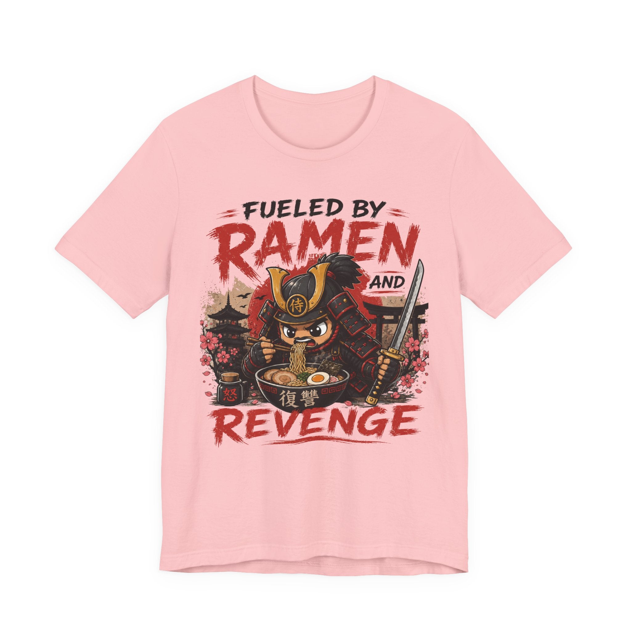Fueled by Ramen and Revenge Tee — Samurai Ramen Graphic T-Shirt