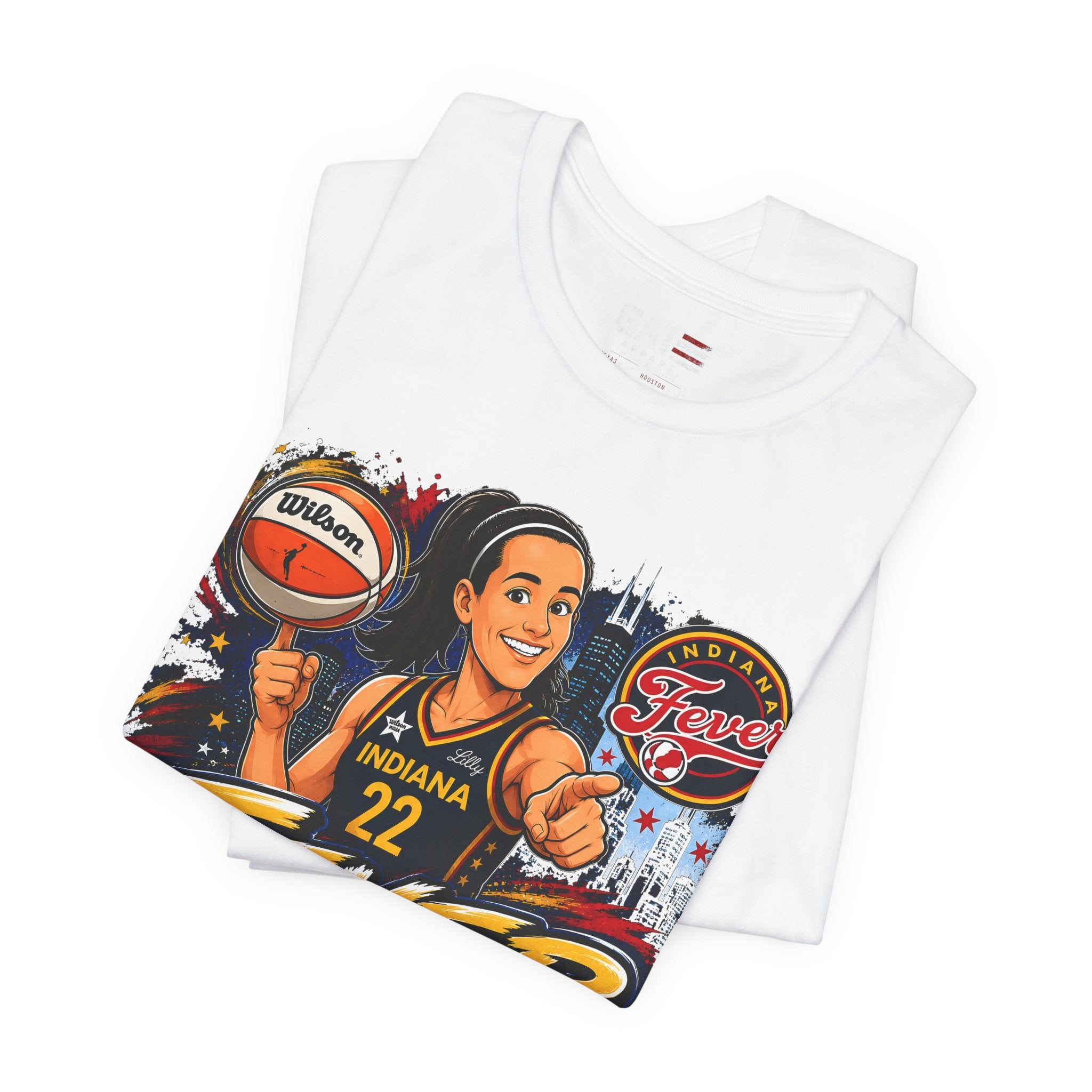 Caitlin Clark Indiana Fever #22 T-Shirt Fever Up WNBA Basketball Graphic Tee