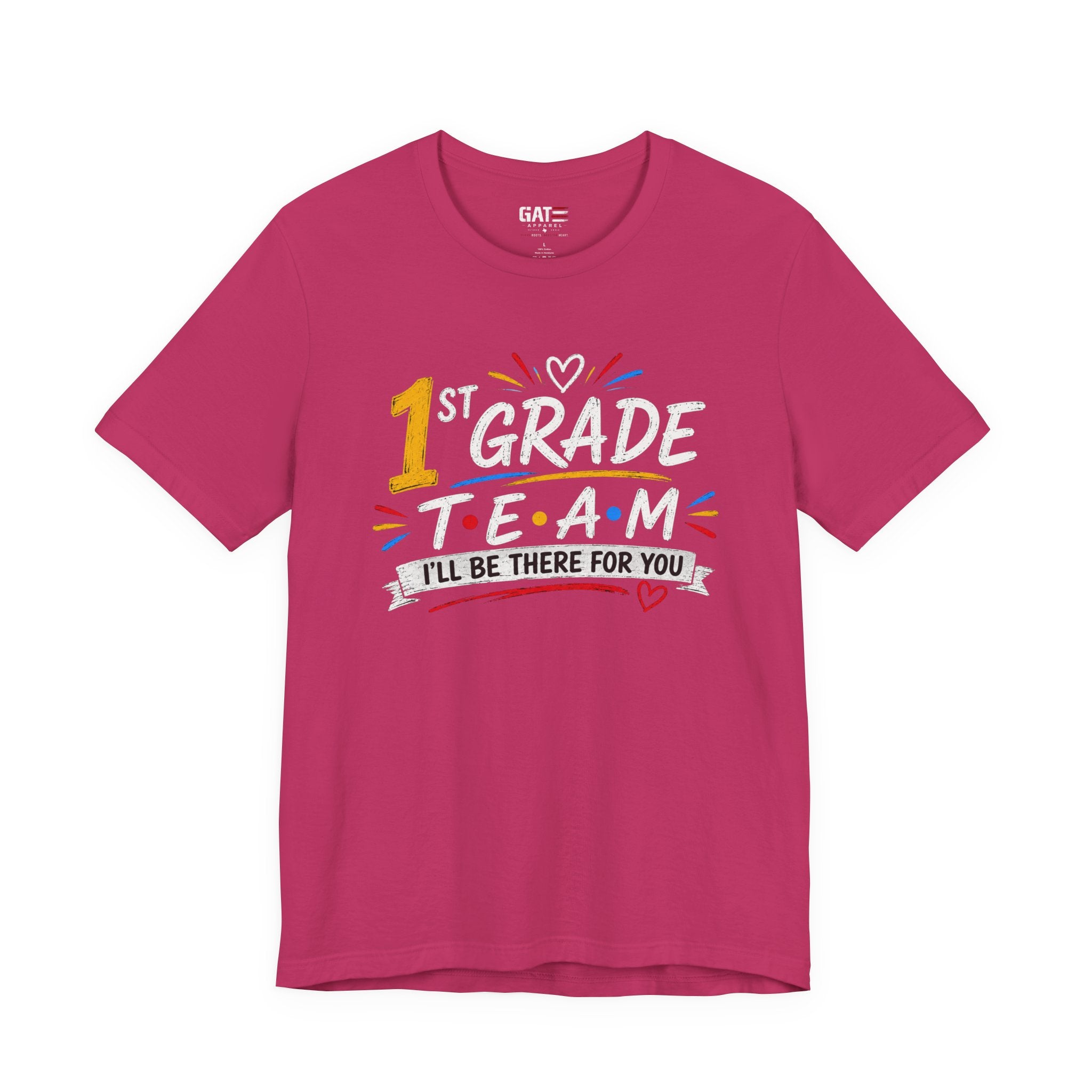 1st Grade Team Tee, Teacher Squad Shirt, Color Dot Inspired Teacher Shirt, Grade Level Team Gift, School Staff Apparel, Friends Theme