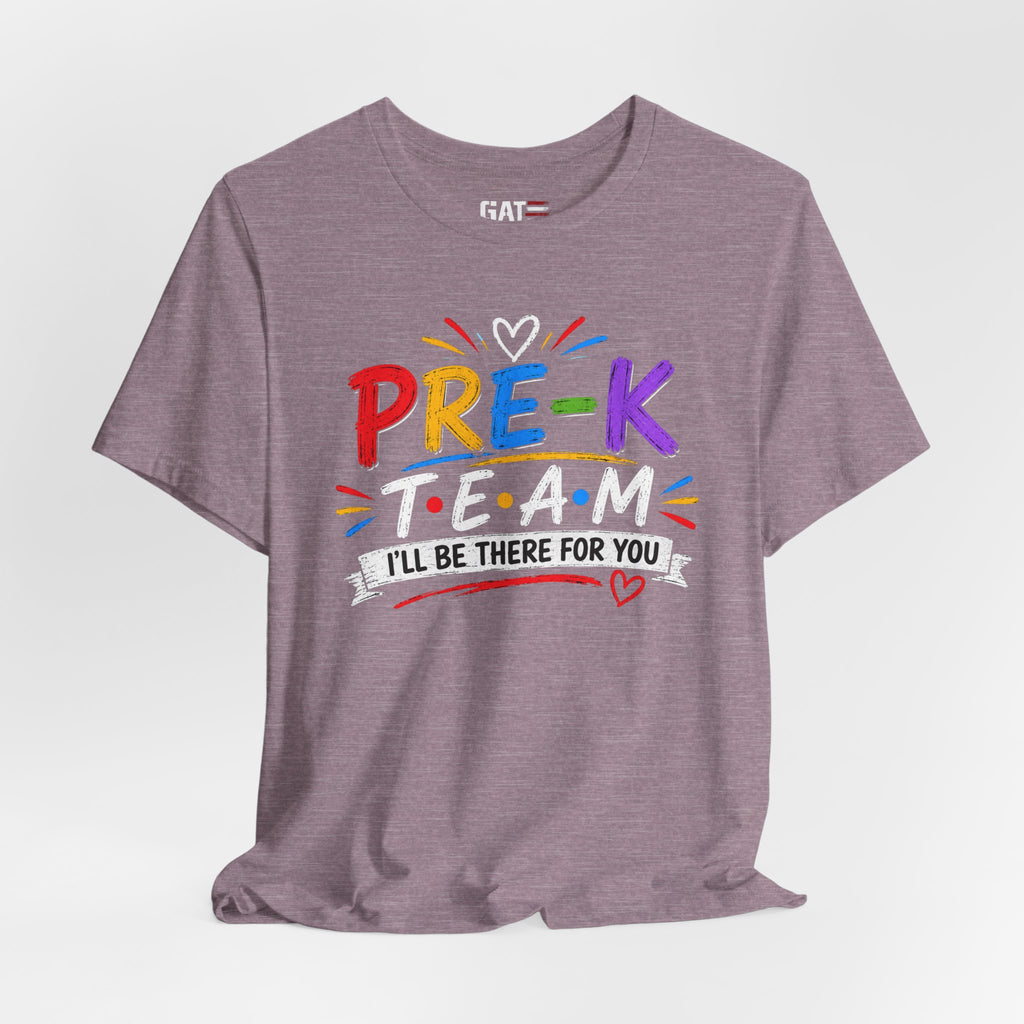 Pre-K Team Tee, Teacher Squad Shirt, Color Dot Inspired Teacher Shirt, Grade Level Team Gift, School Staff Apparel, Friends Theme