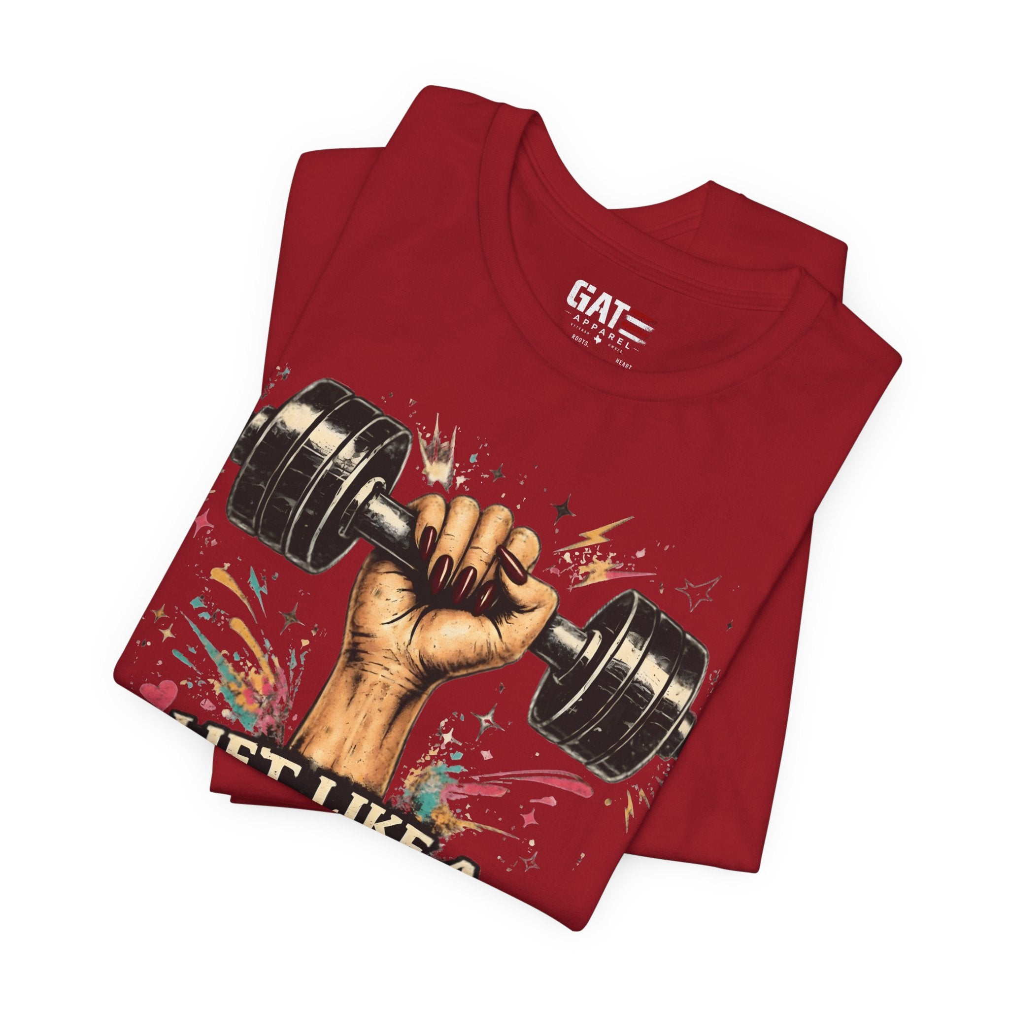 Lift Like A Girl Shirt, Women's Gym Shirt, Weightlifting Tee, Cute Fitness Shirt, Workout Gift for Women