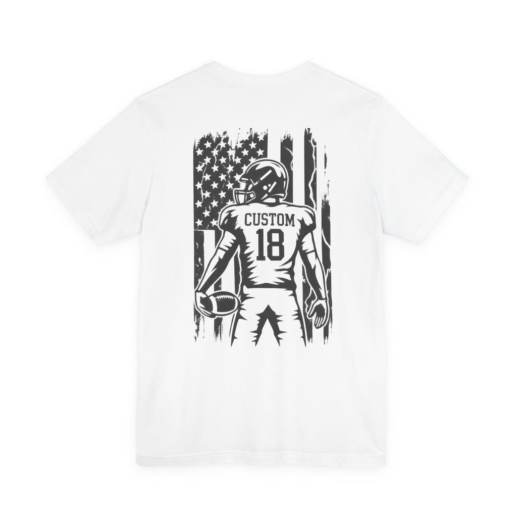 Football Mom Personalized Shirt Custom Player Name Number Game Day Tee