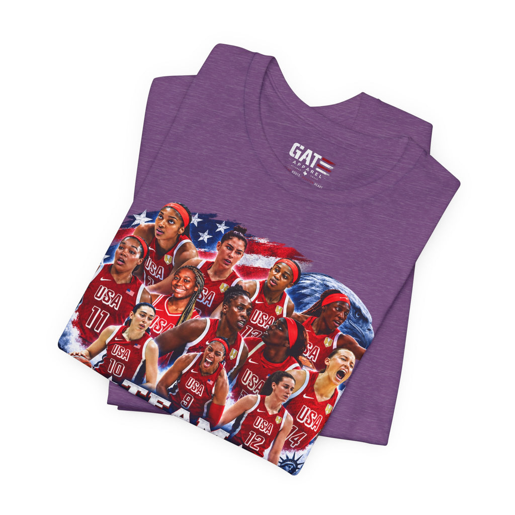Team USA Women's Basketball Shirt | FIBA Tee 2026 Design 3