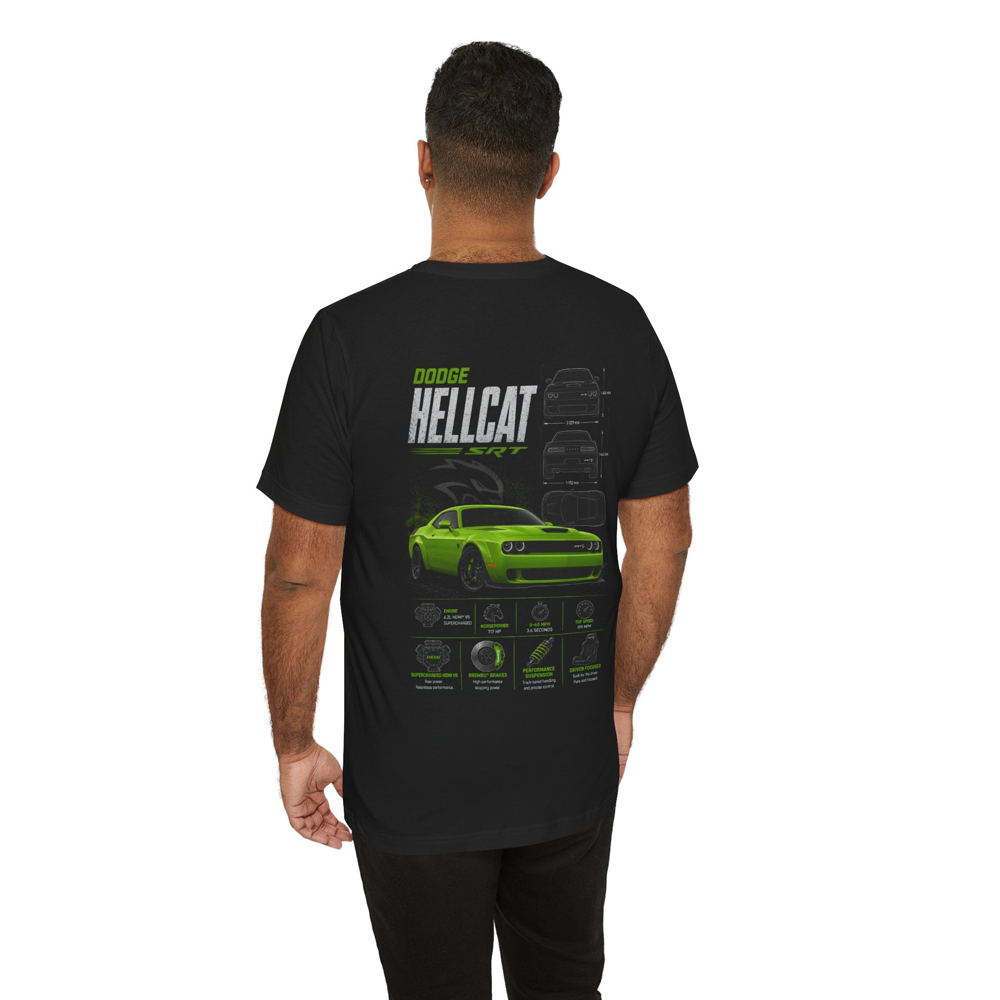 Custom Car/Truck Shirt|You Choose Make And Model|Chest Design With Large Back Graphic