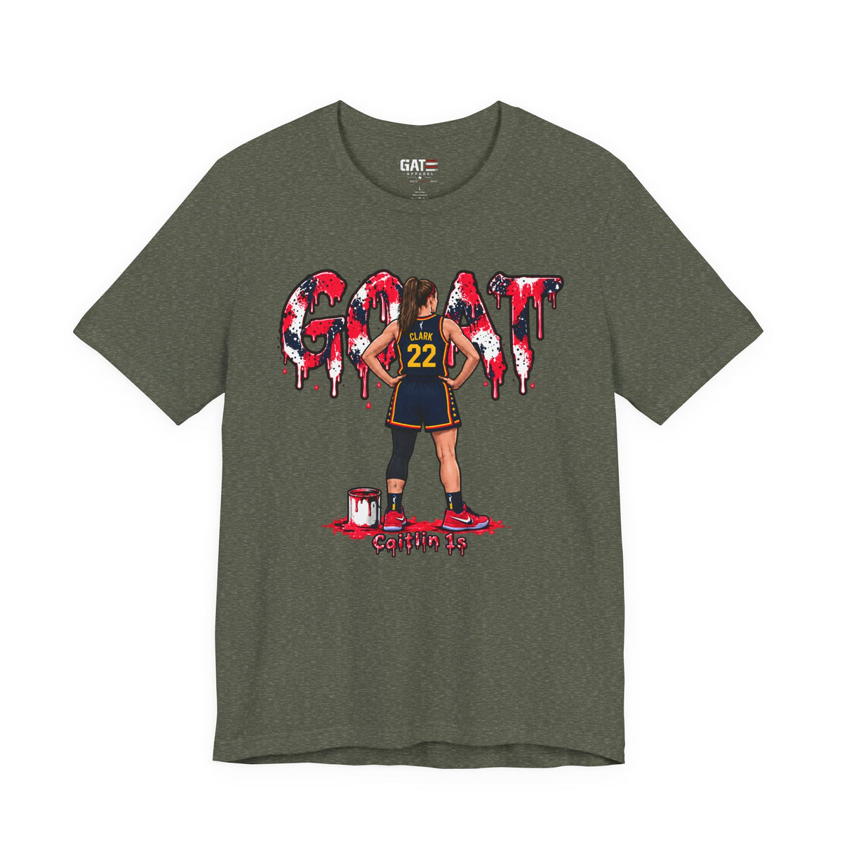 Caitlin Clark Caitlin 1s GOAT Sneaker Shirt | Fever Tee