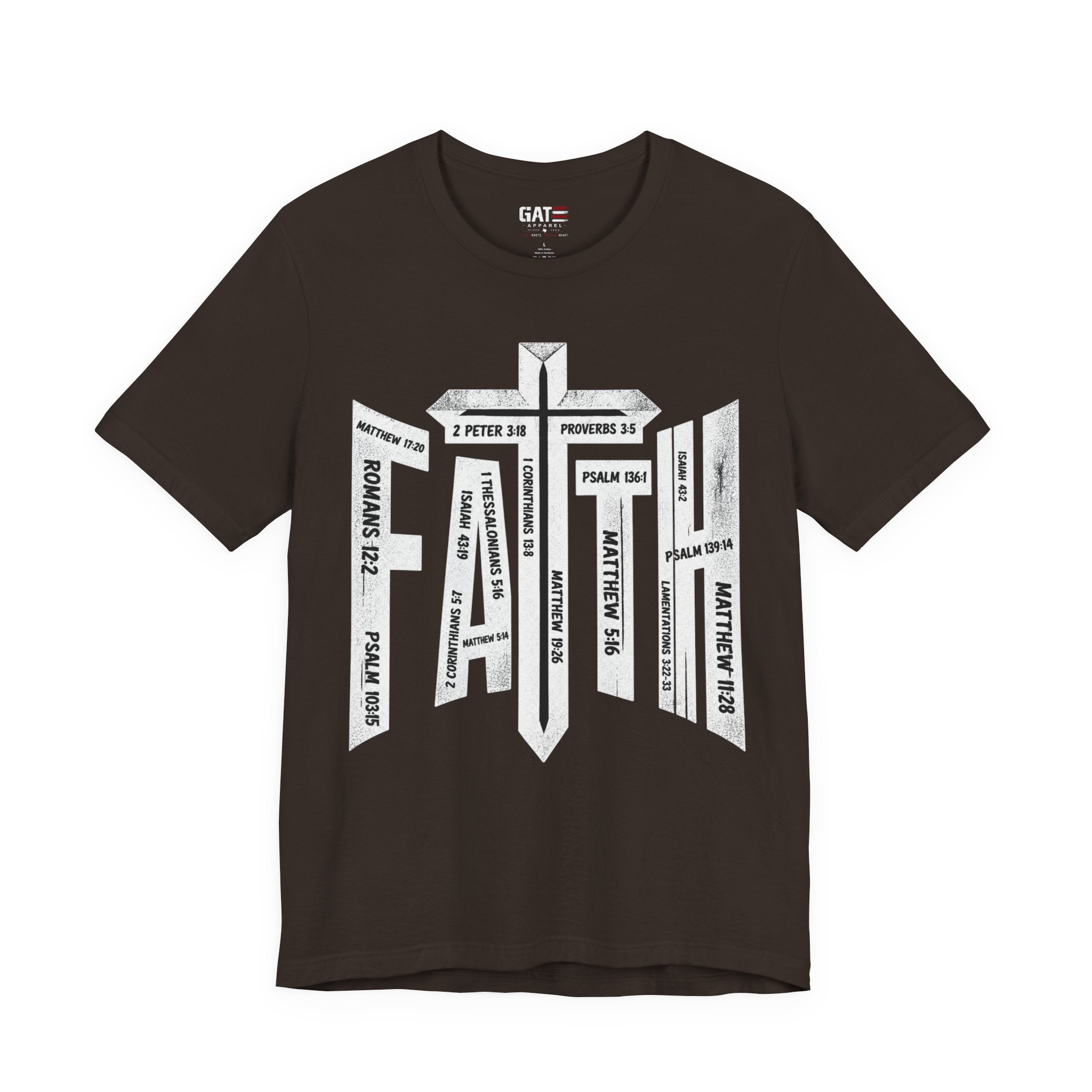 Faith Cross T-Shirt – Bible Verse Reference Graphic Tee