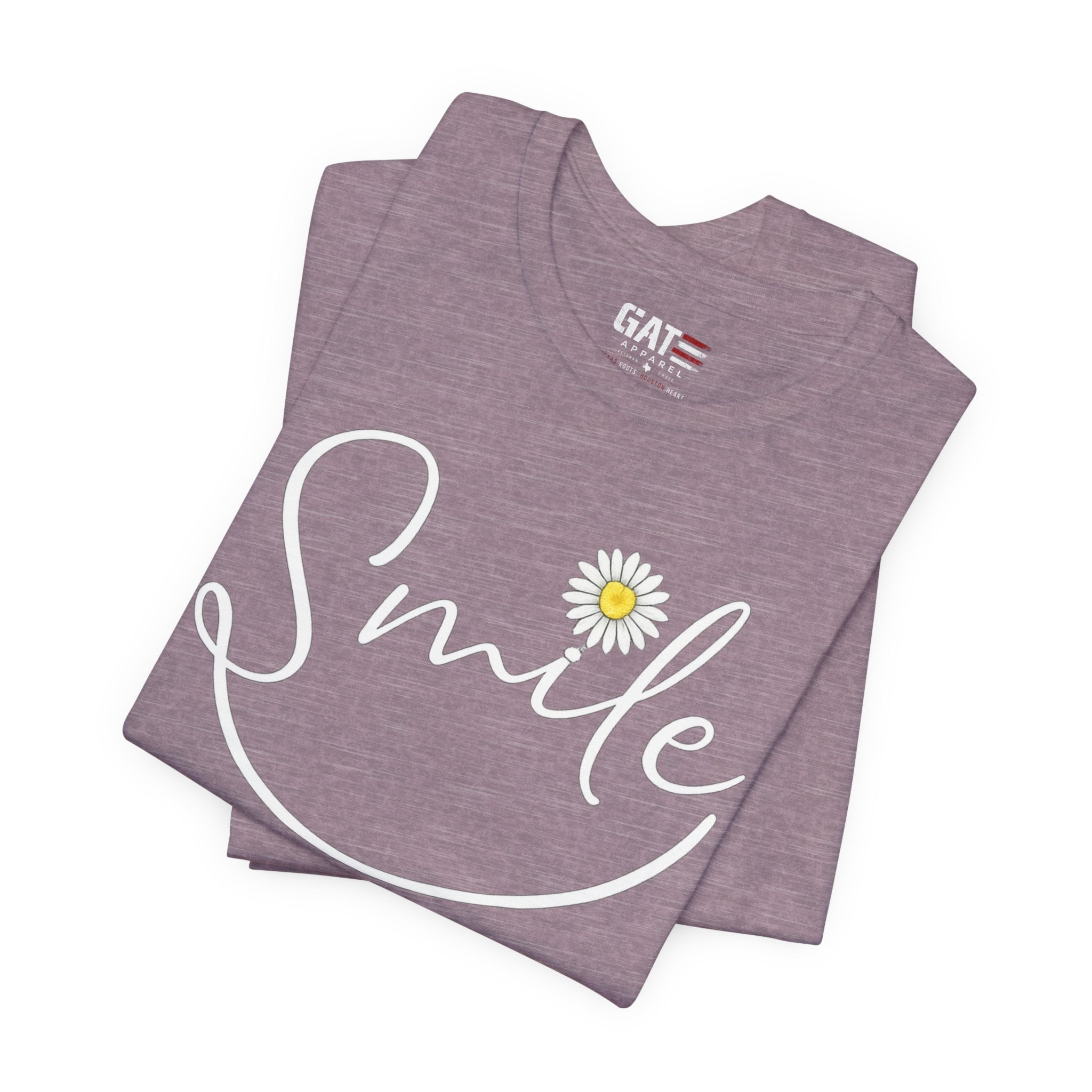 Smile Daisy Tee — Women's Floral Graphic T-Shirt
