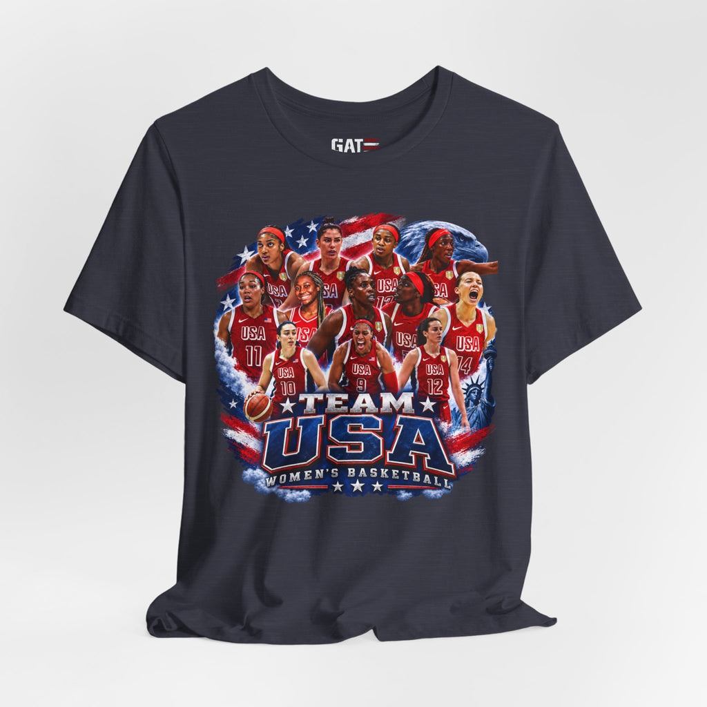 Team USA Women's Basketball Shirt | FIBA Tee 2026 Design 3
