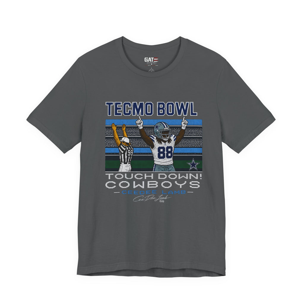 Copy of Retro CeeDee Lamb Shirt, Tecmo Bowl Inspired Cowboys Football Tee, Vintage 8 Bit Gamer Shirt, Touchdown Graphic Tee